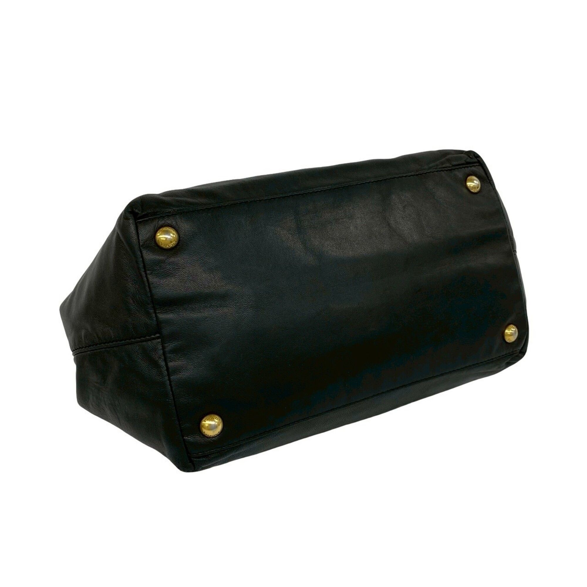 Leather Boston Bag Handbag Tote Bag (Pre-Owned) - Prada - Modalova