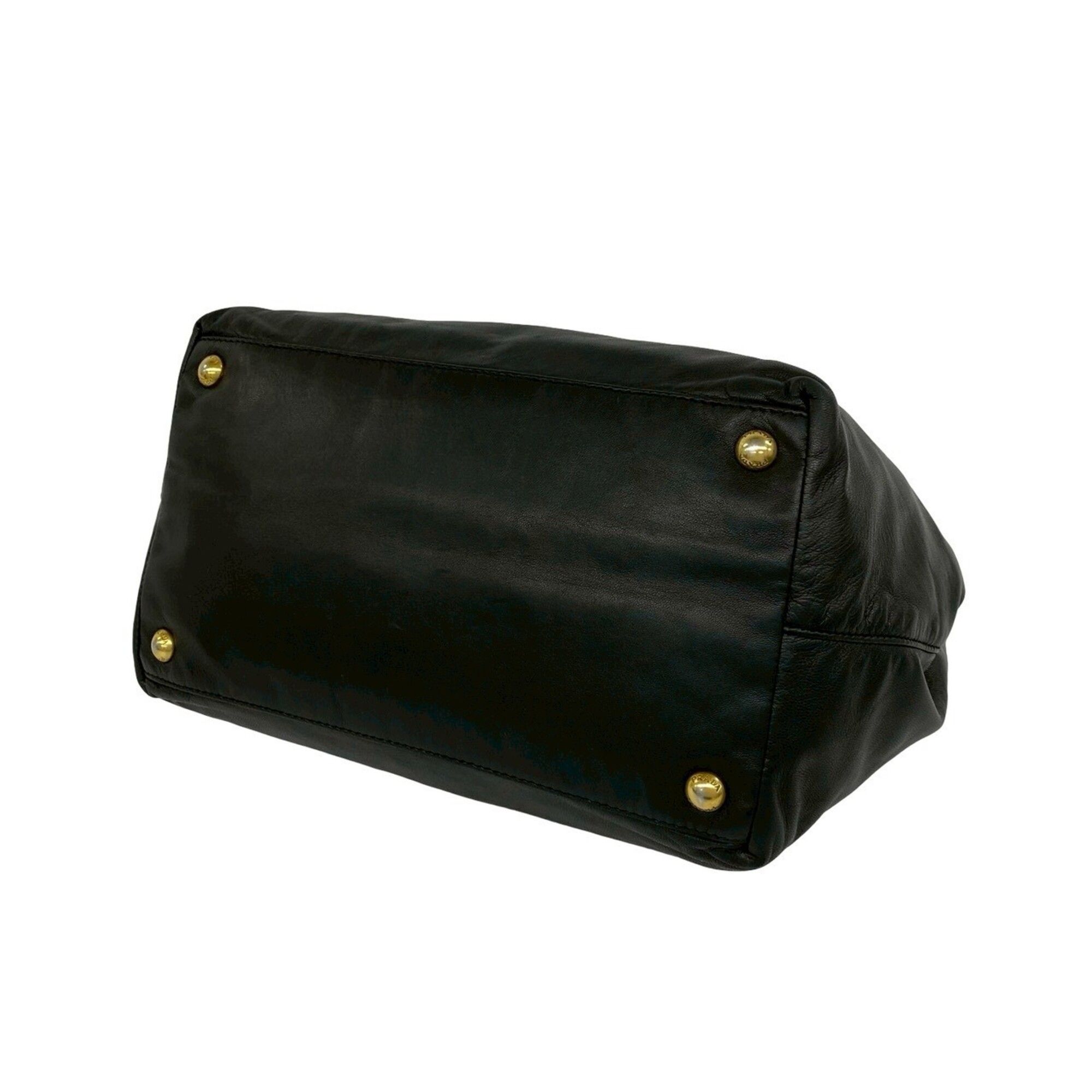 Leather Boston Bag Handbag Tote Bag (Pre-Owned) - Prada - Modalova