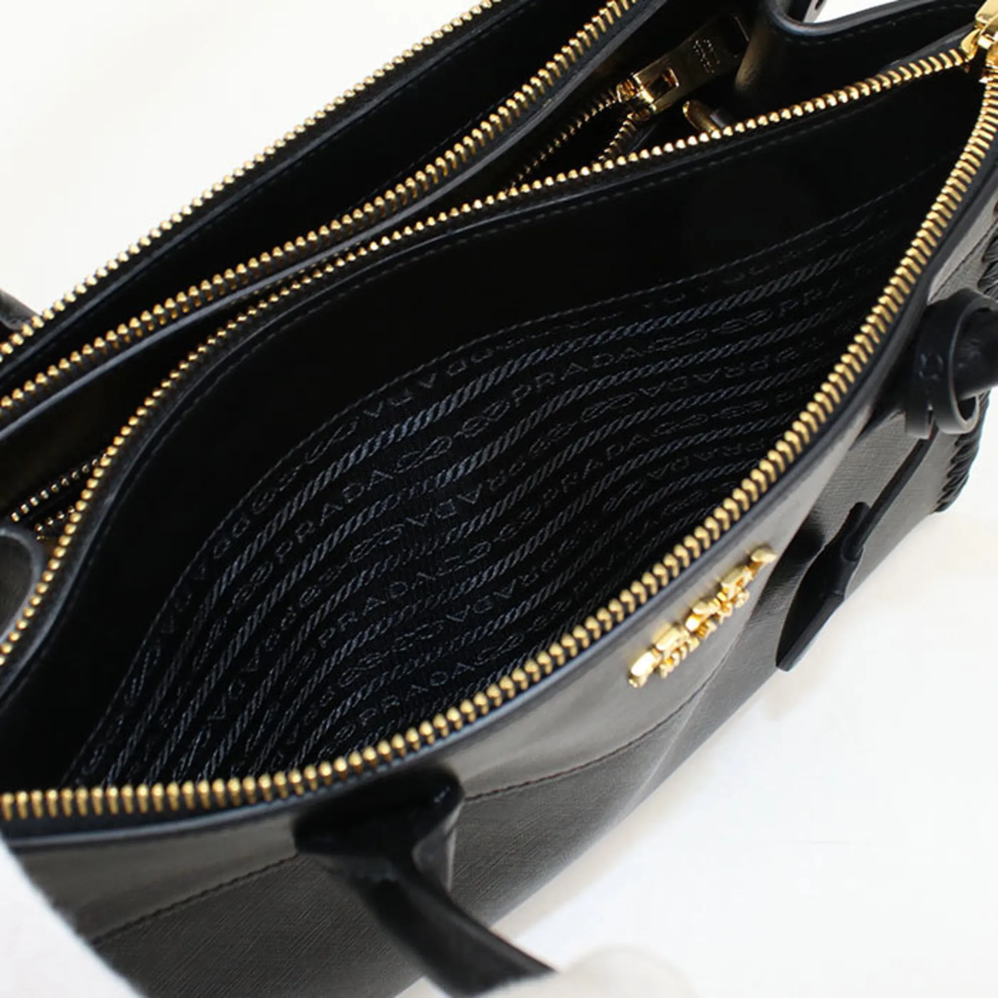Leather Tote Bag (Pre-Owned) - Prada - Modalova