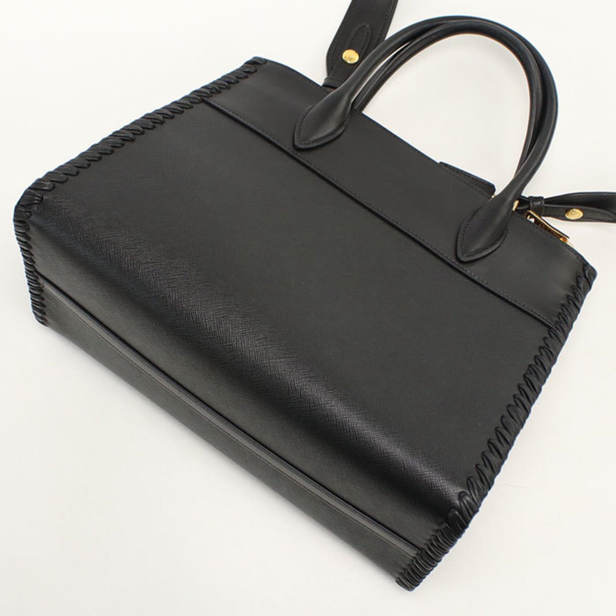 Leather Tote Bag (Pre-Owned) - Prada - Modalova