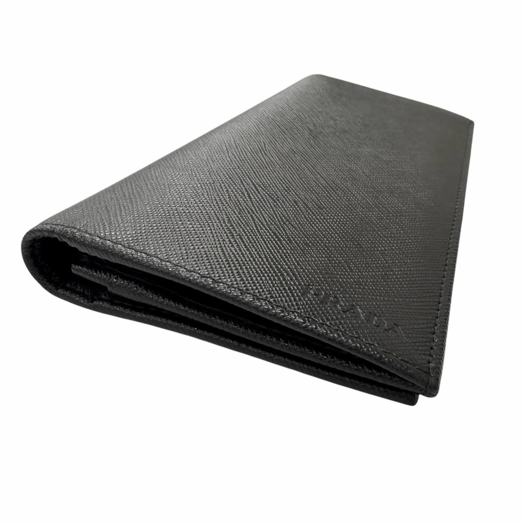 Leather Long Wallet (Bi-Fold) (Pre-Owned) - Prada - Modalova