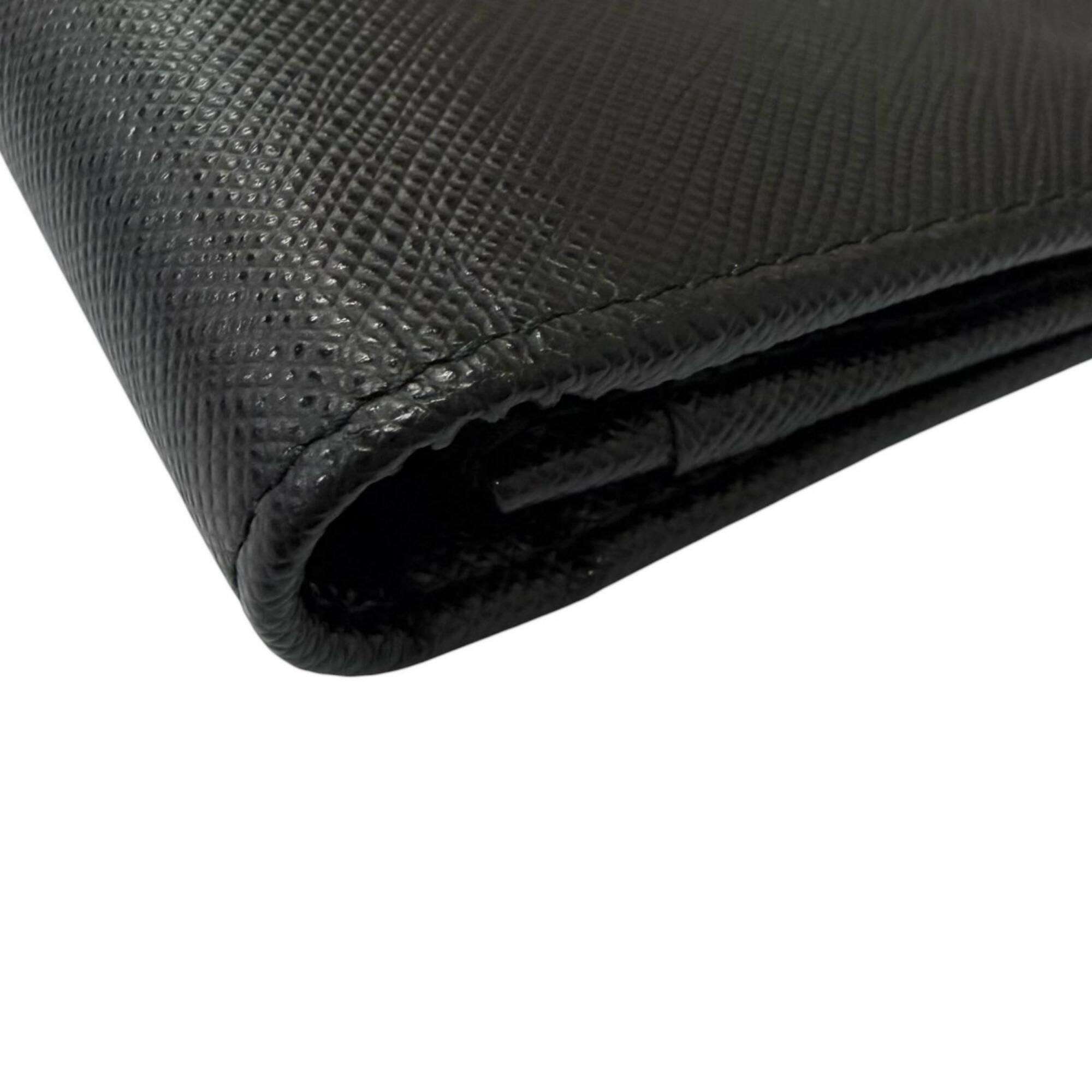 Leather Long Wallet (Bi-Fold) (Pre-Owned) - Prada - Modalova