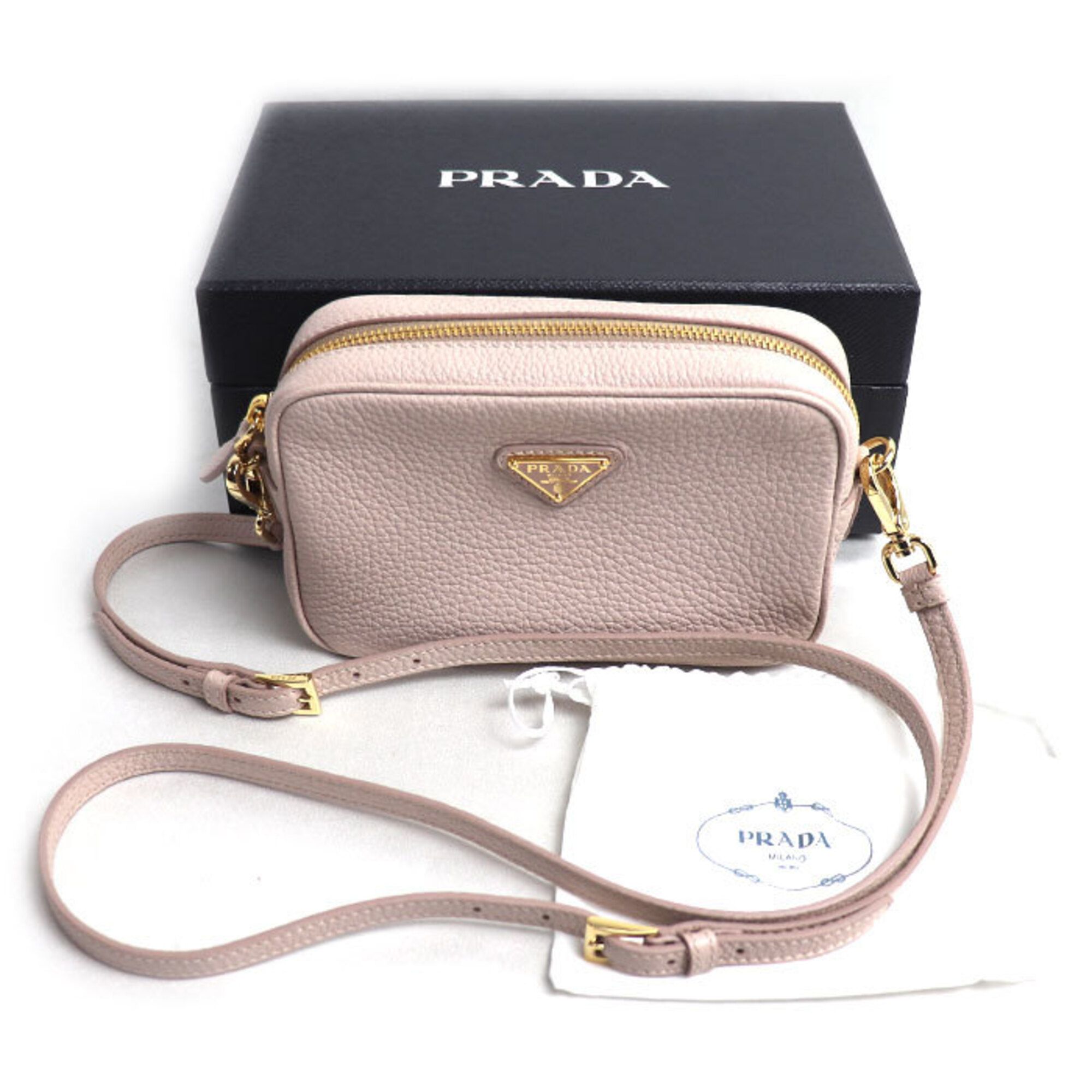 Leather Shoulder Bag (Pre-Owned) - Prada - Modalova