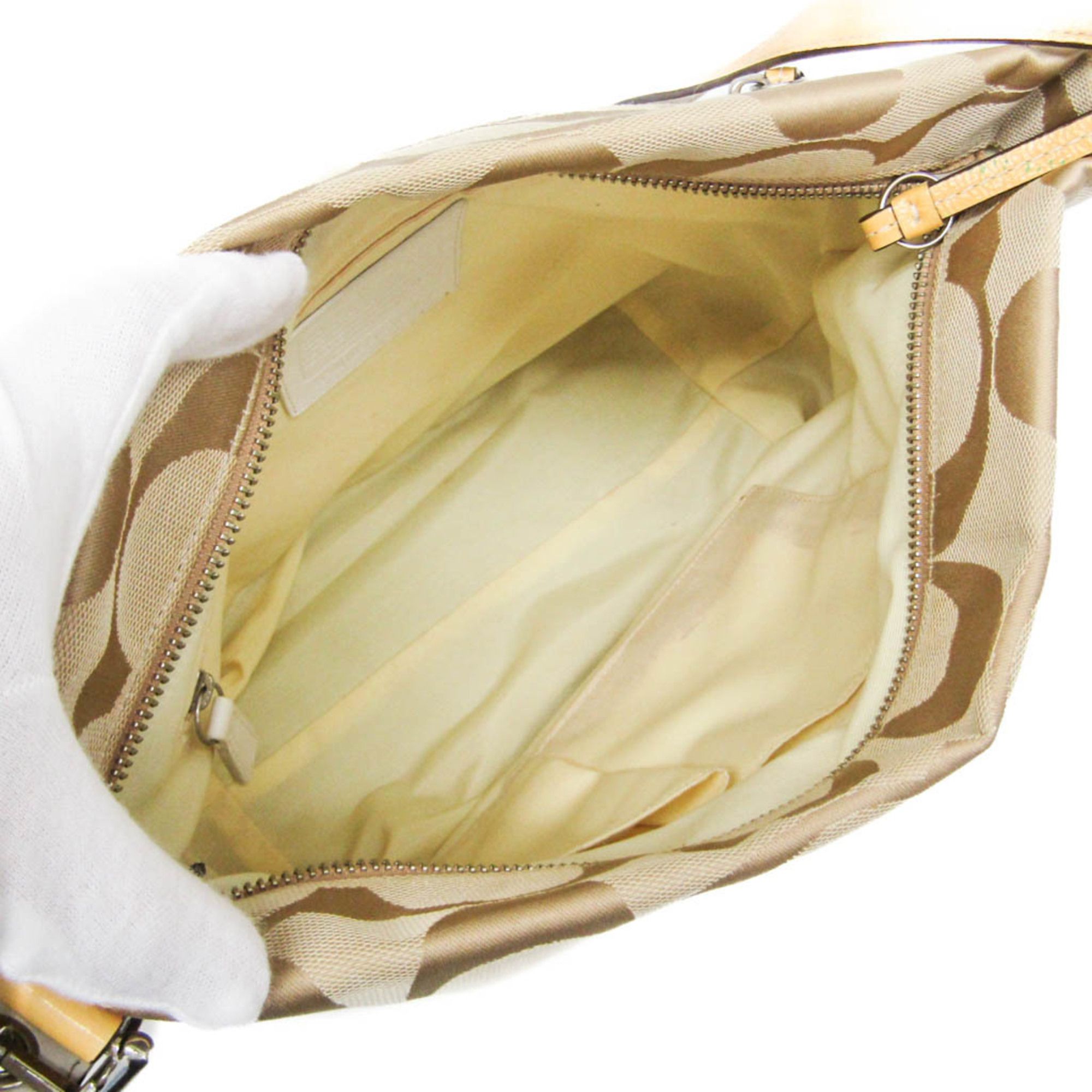 Signature Canvas Leather Shoulder Bag (Pre-Owned) - Coach - Modalova