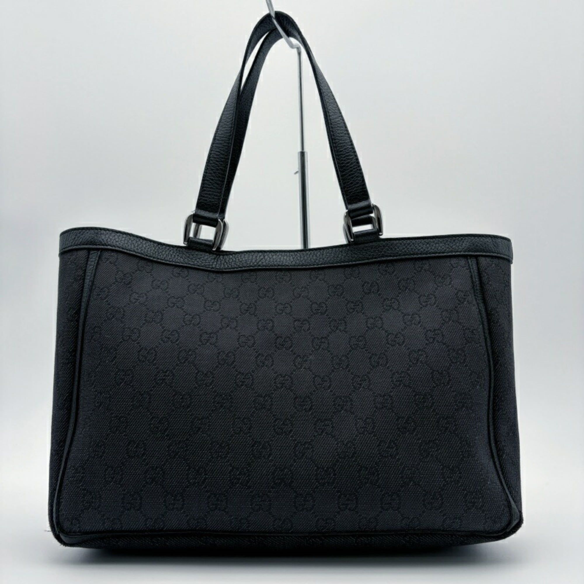 Gg Canvas Leather Tote Bag (Pre-Owned) - Gucci - Modalova