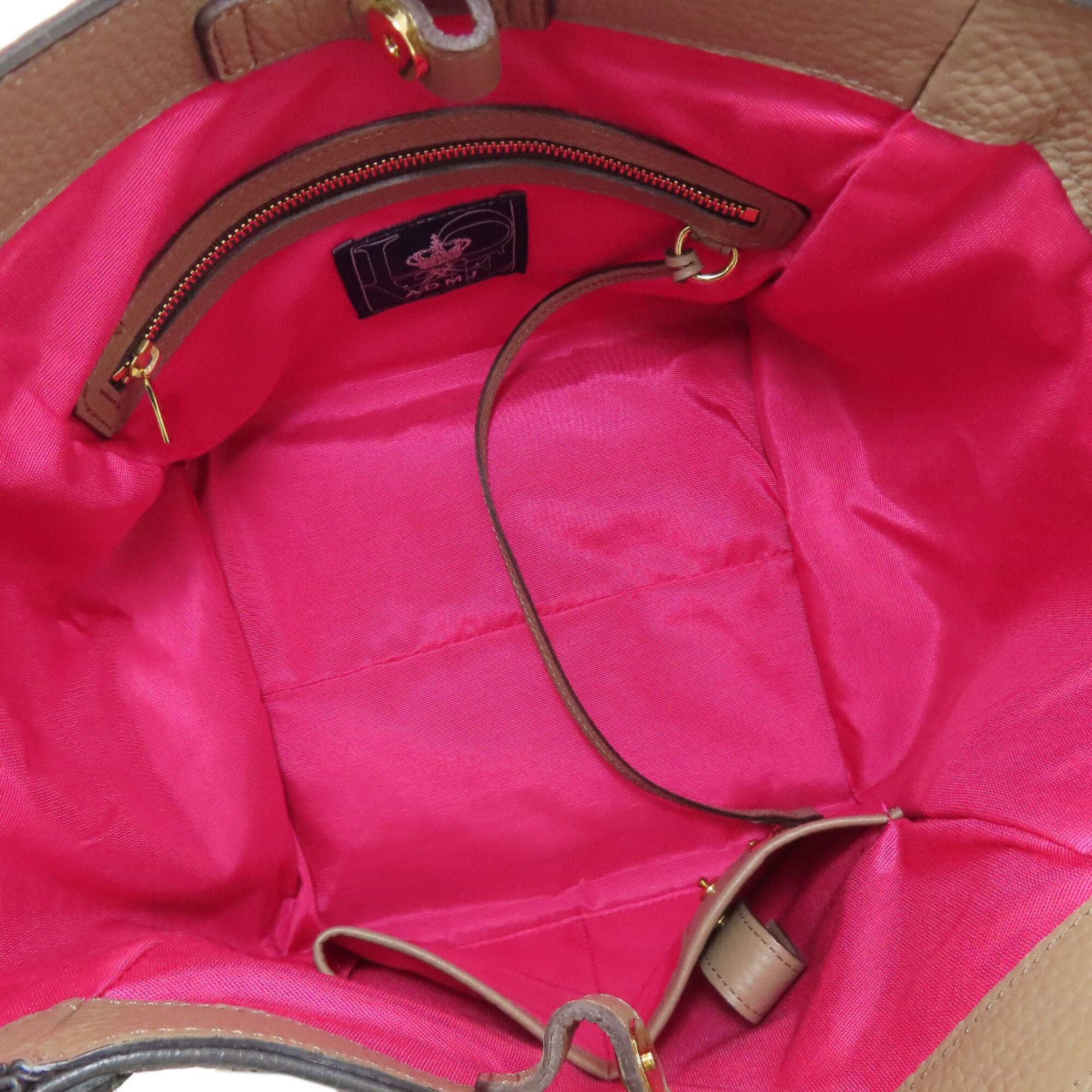 Leather Handbag (Pre-Owned) - A.D.M.J - Modalova