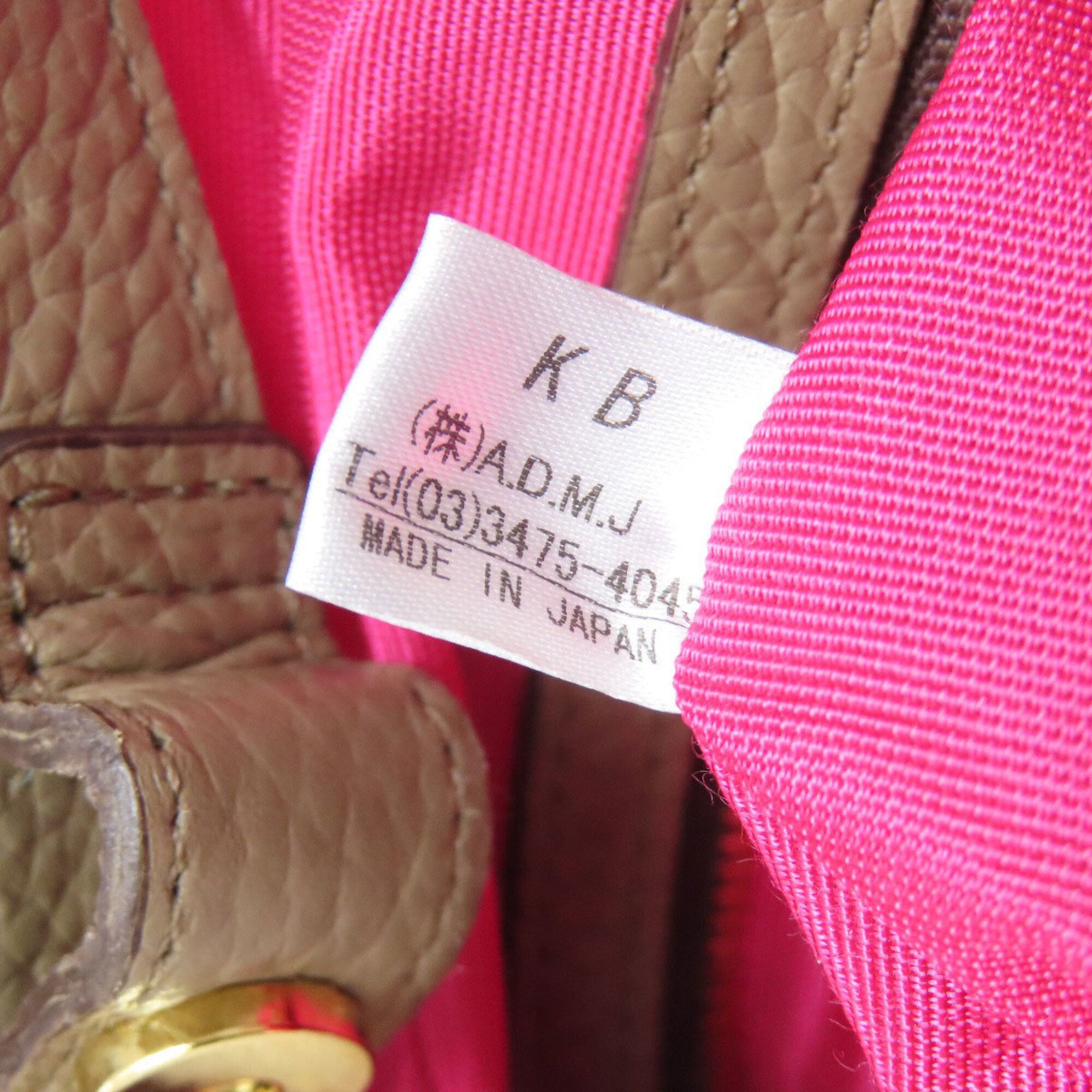 Leather Handbag (Pre-Owned) - A.D.M.J - Modalova