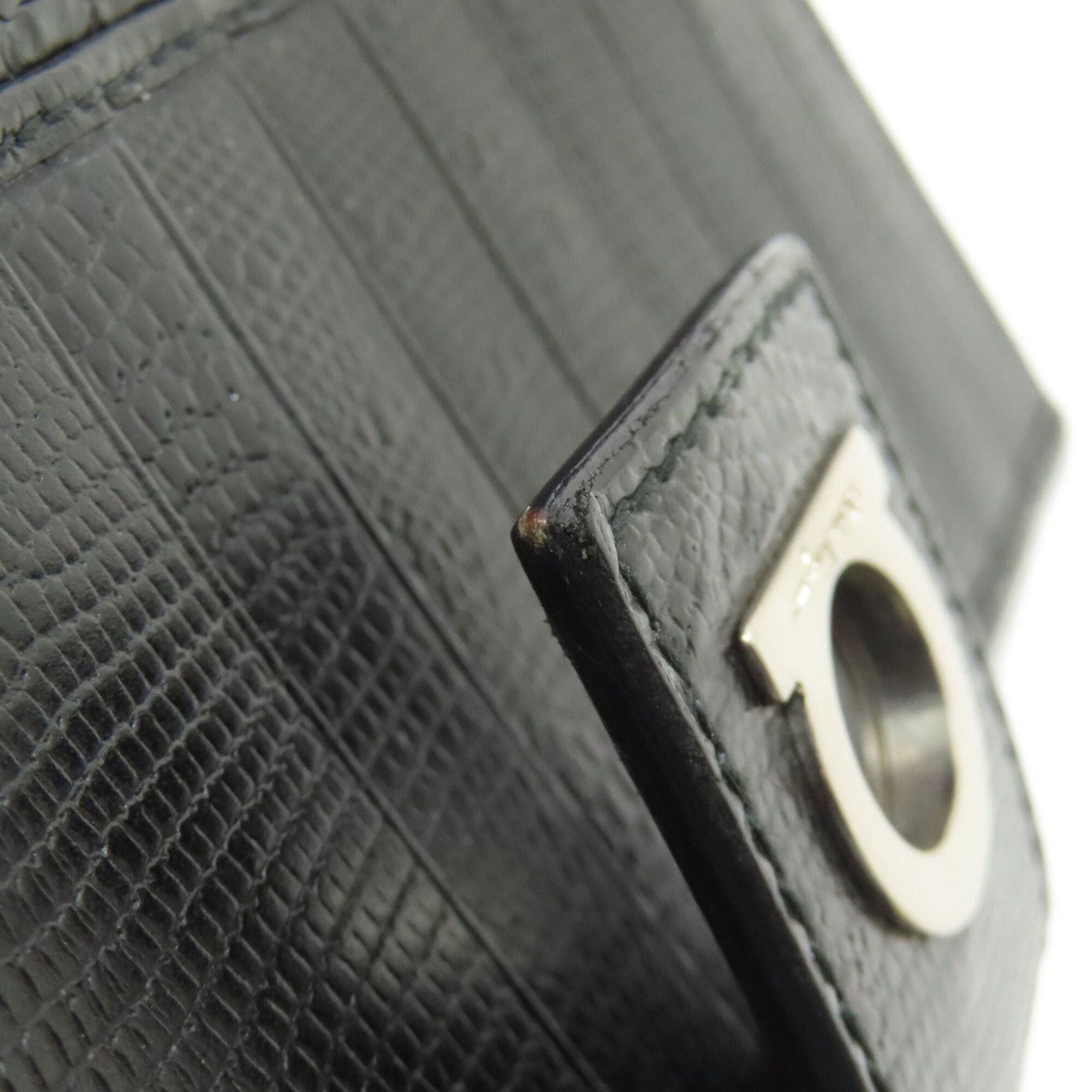 Gancini Leather Long Wallet (Bi-Fold) (Pre-Owned) - Salvatore Ferragamo - Modalova