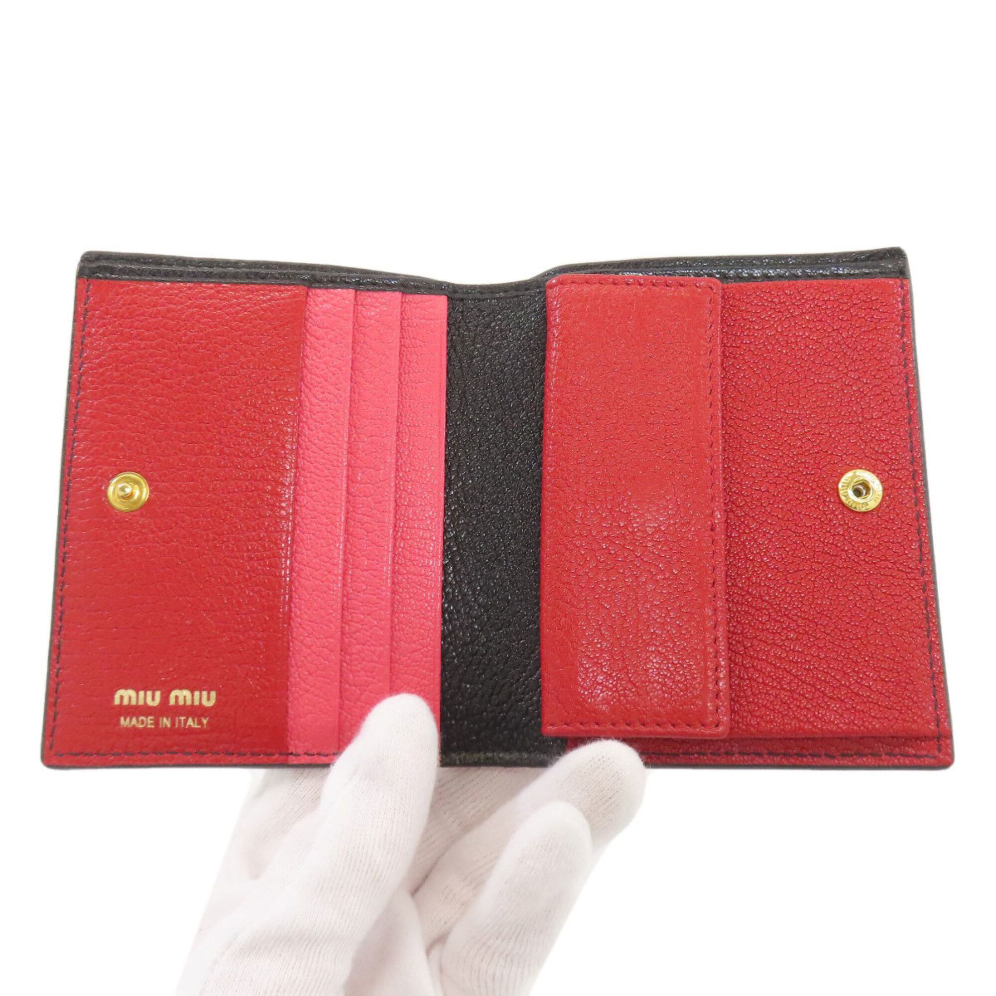 Leather Wallet (Bi-Fold) (Pre-Owned) - Miu Miu - Modalova