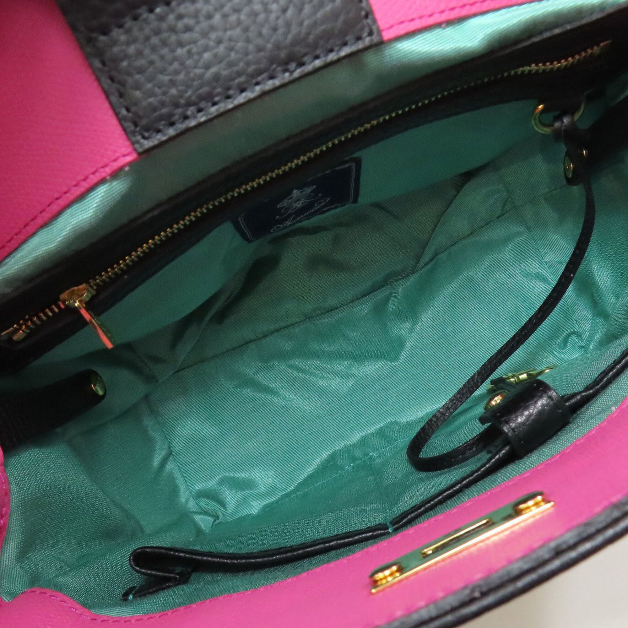 Leather Handbag (Pre-Owned) - A.D.M.J - Modalova