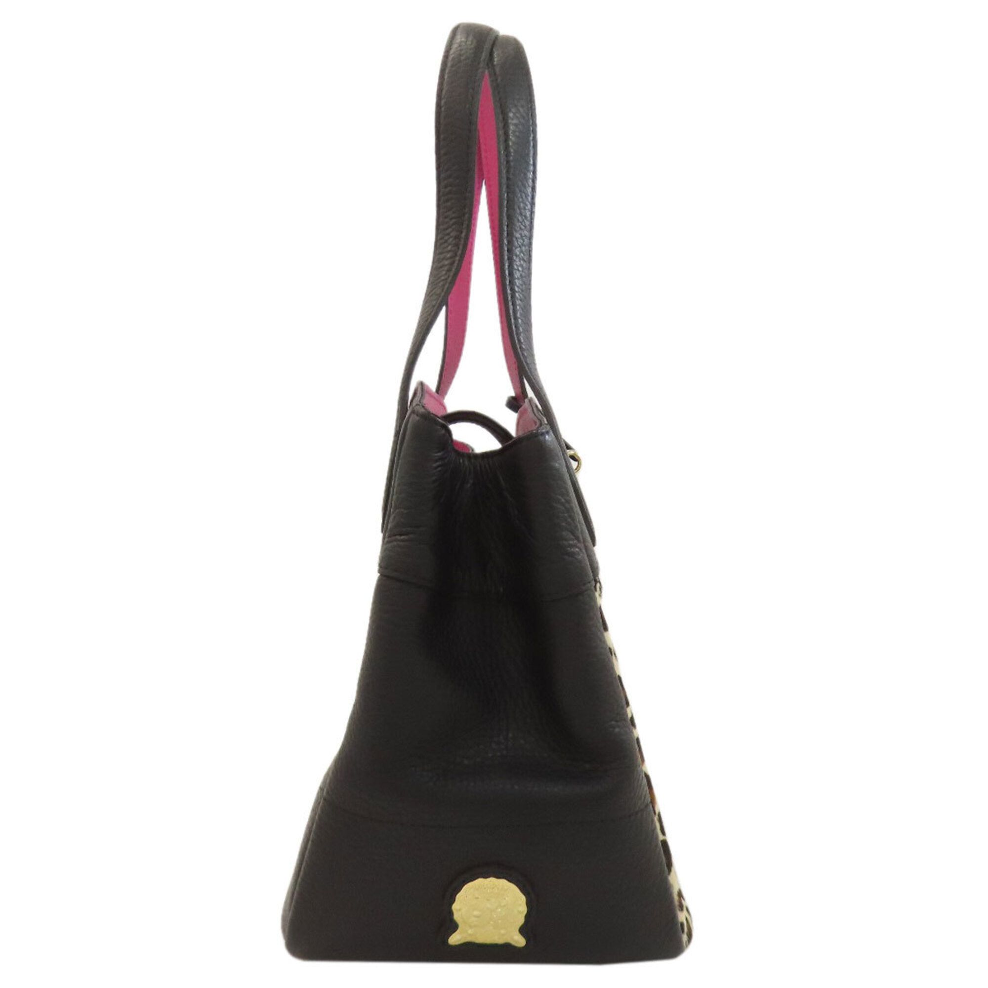 Leather Handbag (Pre-Owned) - A.D.M.J - Modalova