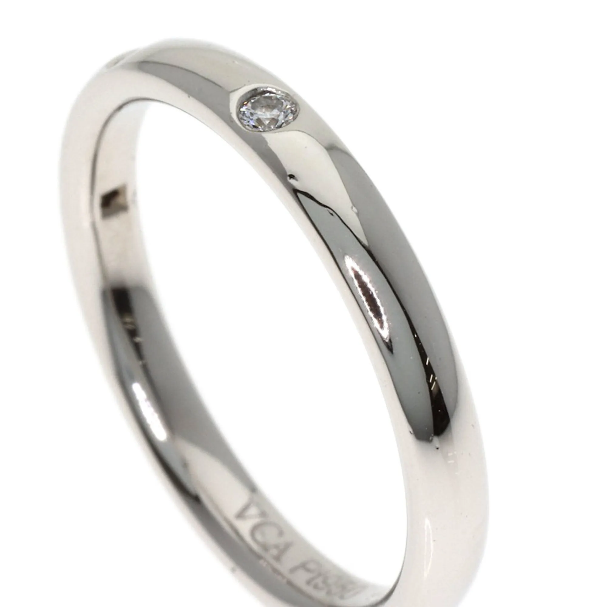 Platinum 950 Band Ring (Pre-Owned) - Van Cleef & Arpels - Modalova
