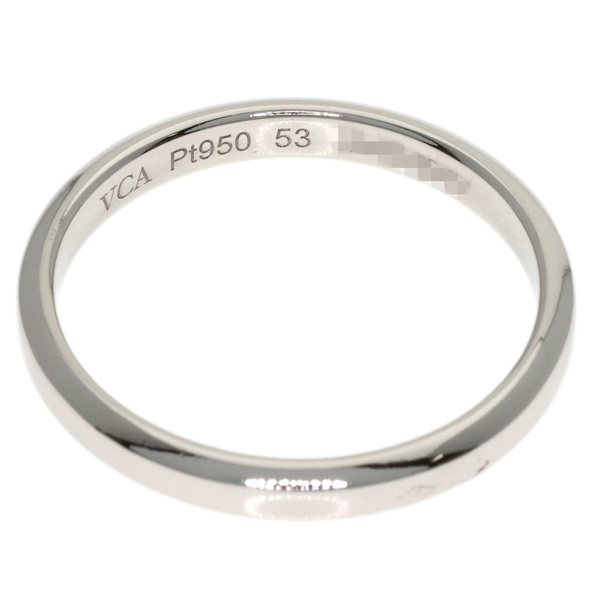 Platinum 950 Band Ring (Pre-Owned) - Van Cleef & Arpels - Modalova