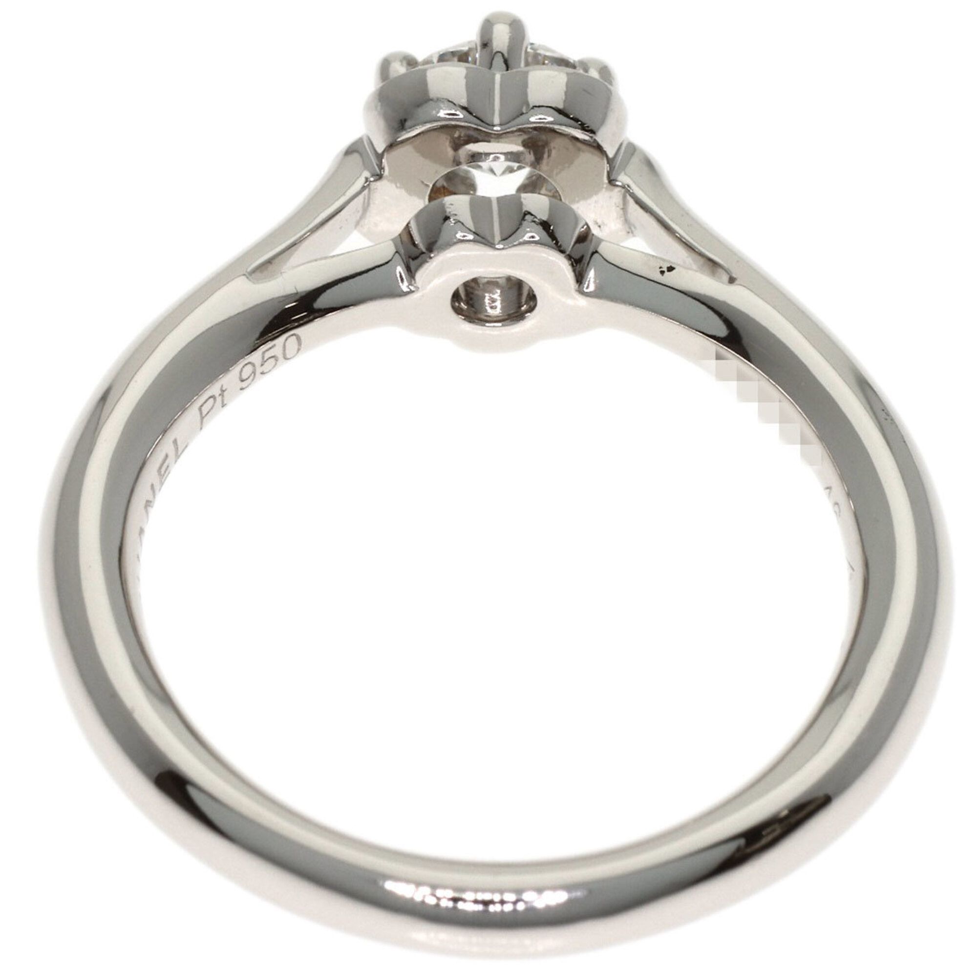 Platinum 950 Band Ring (Pre-Owned) - Chanel - Modalova
