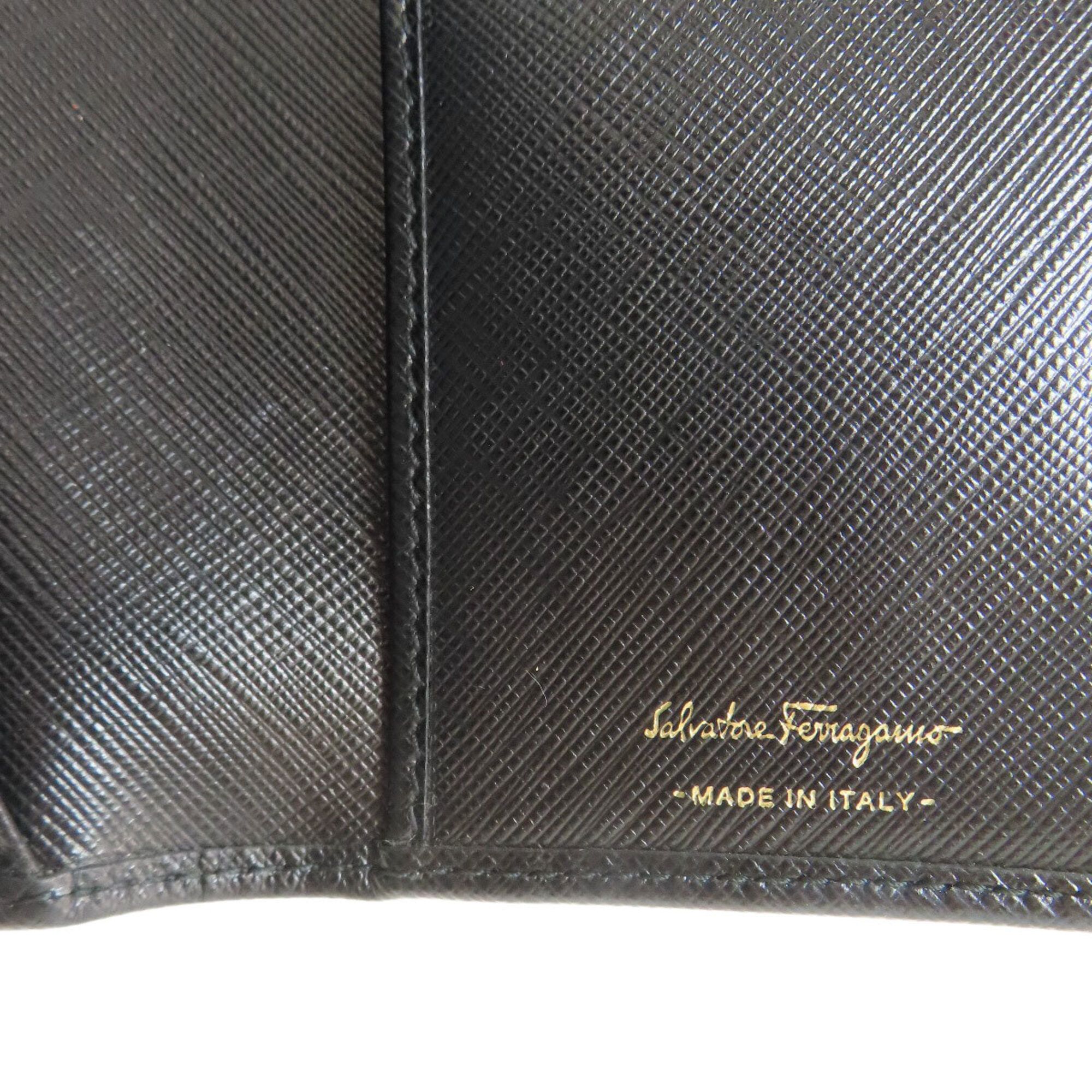 Leather Long Wallet (Bi-Fold) (Pre-Owned) - Salvatore Ferragamo - Modalova