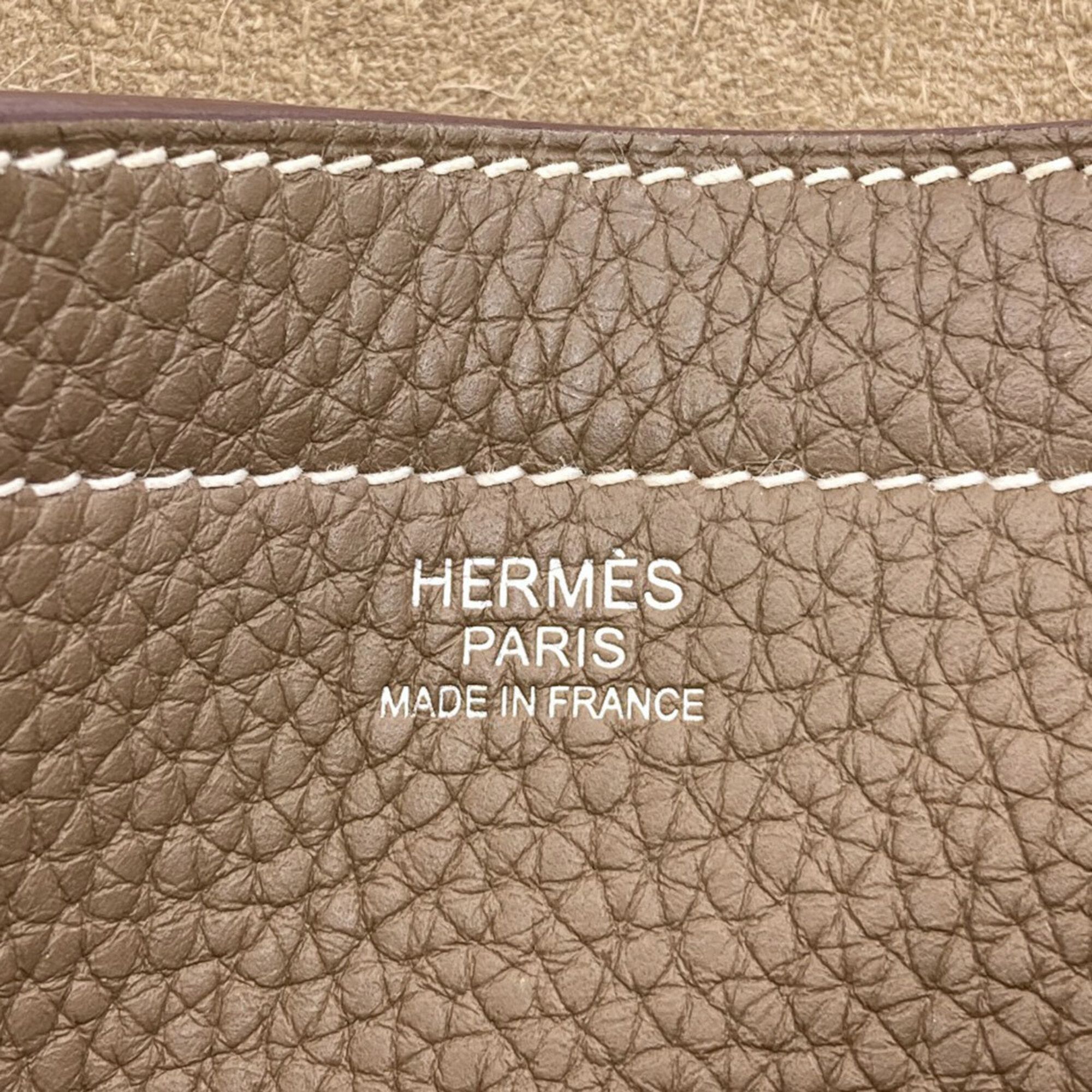Taurillon Clemence Leather Tote Bag (Pre-Owned) - Hermes - Modalova