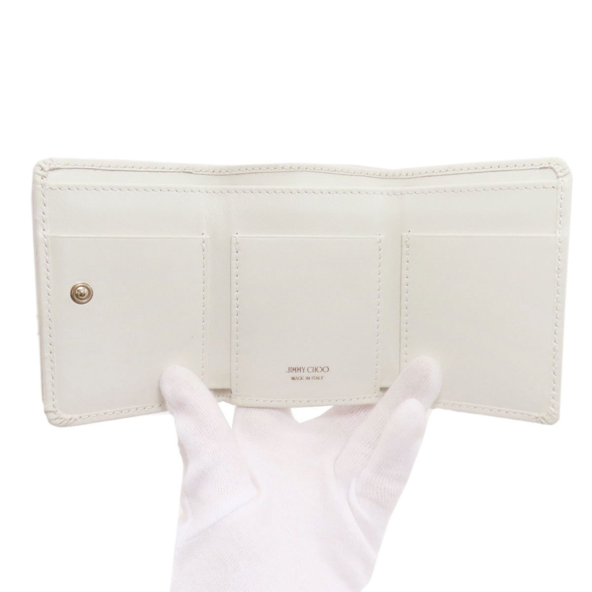 Leather Wallet (Tri-Fold) (Pre-Owned) - Jimmy Choo - Modalova