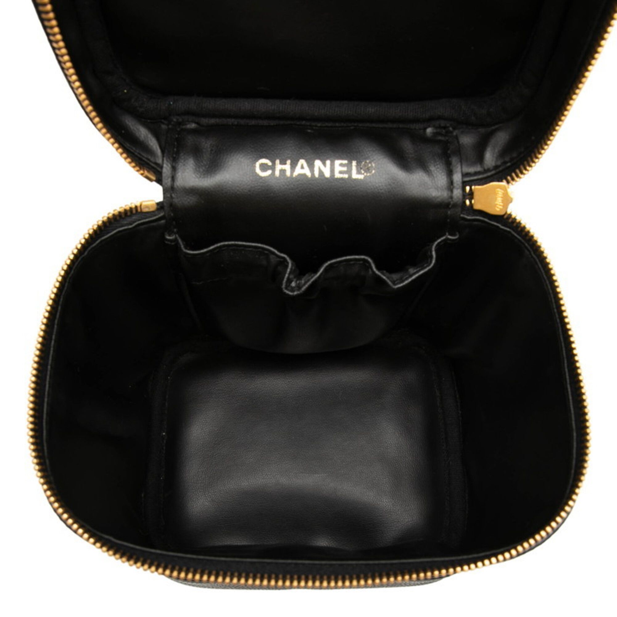 Grained Calfskin Handbag Vanity Bag (Pre-Owned) - Chanel - Modalova