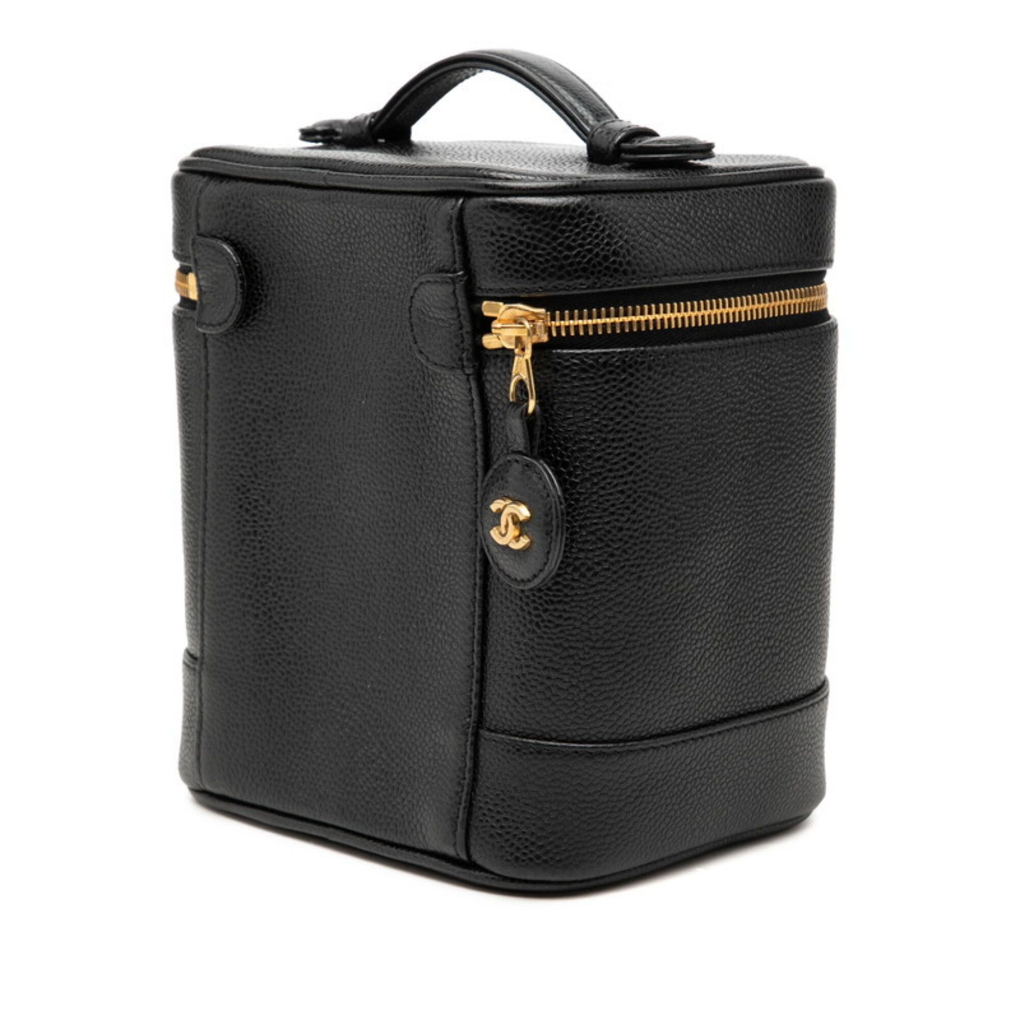 Grained Calfskin Handbag Vanity Bag (Pre-Owned) - Chanel - Modalova