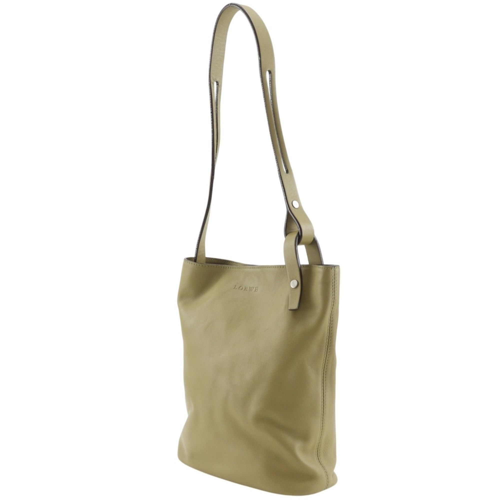 Leather Shoulder Bag (Pre-Owned) - Loewe - Modalova