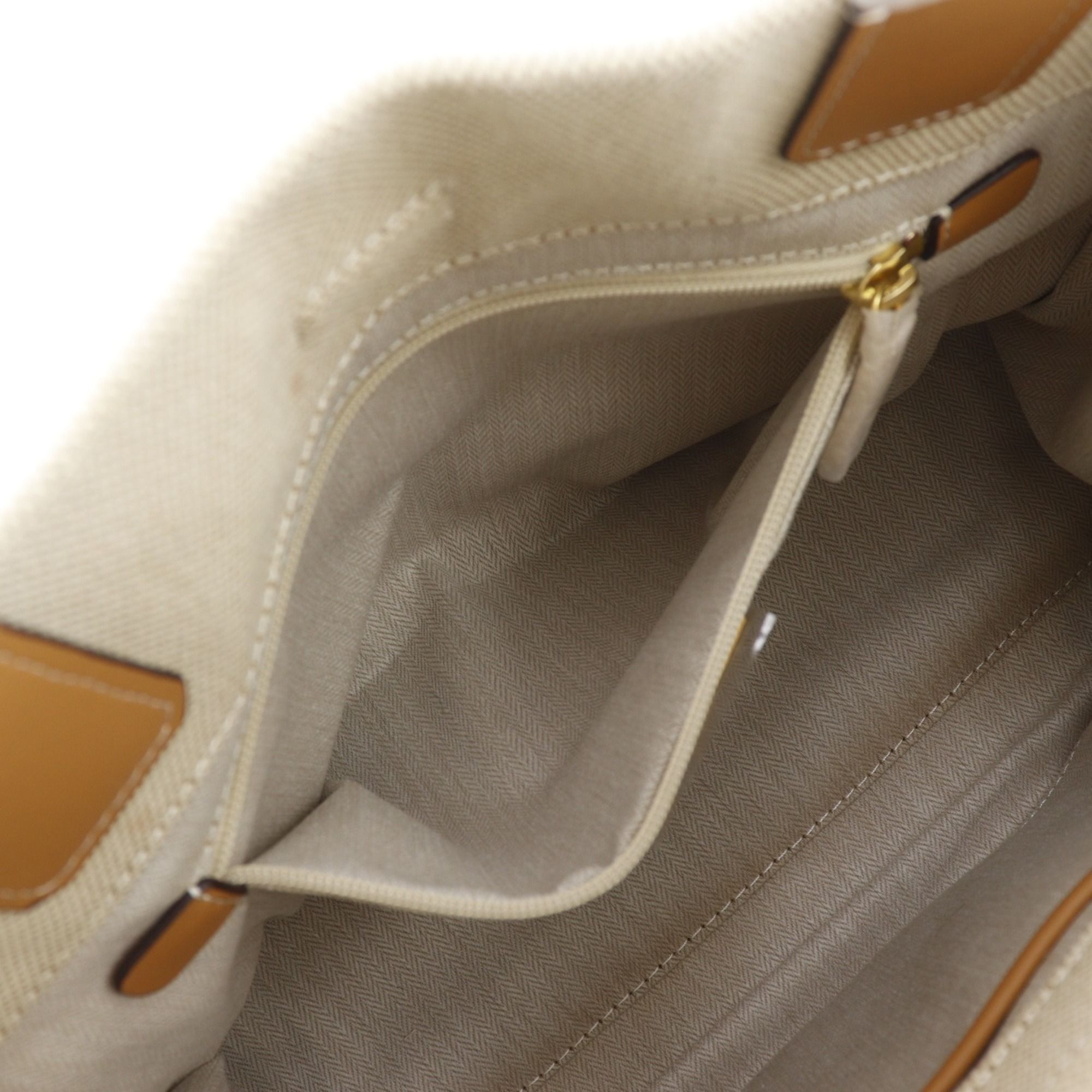 Canvas Leather Tote Bag (Pre-Owned) - Tory Burch - Modalova