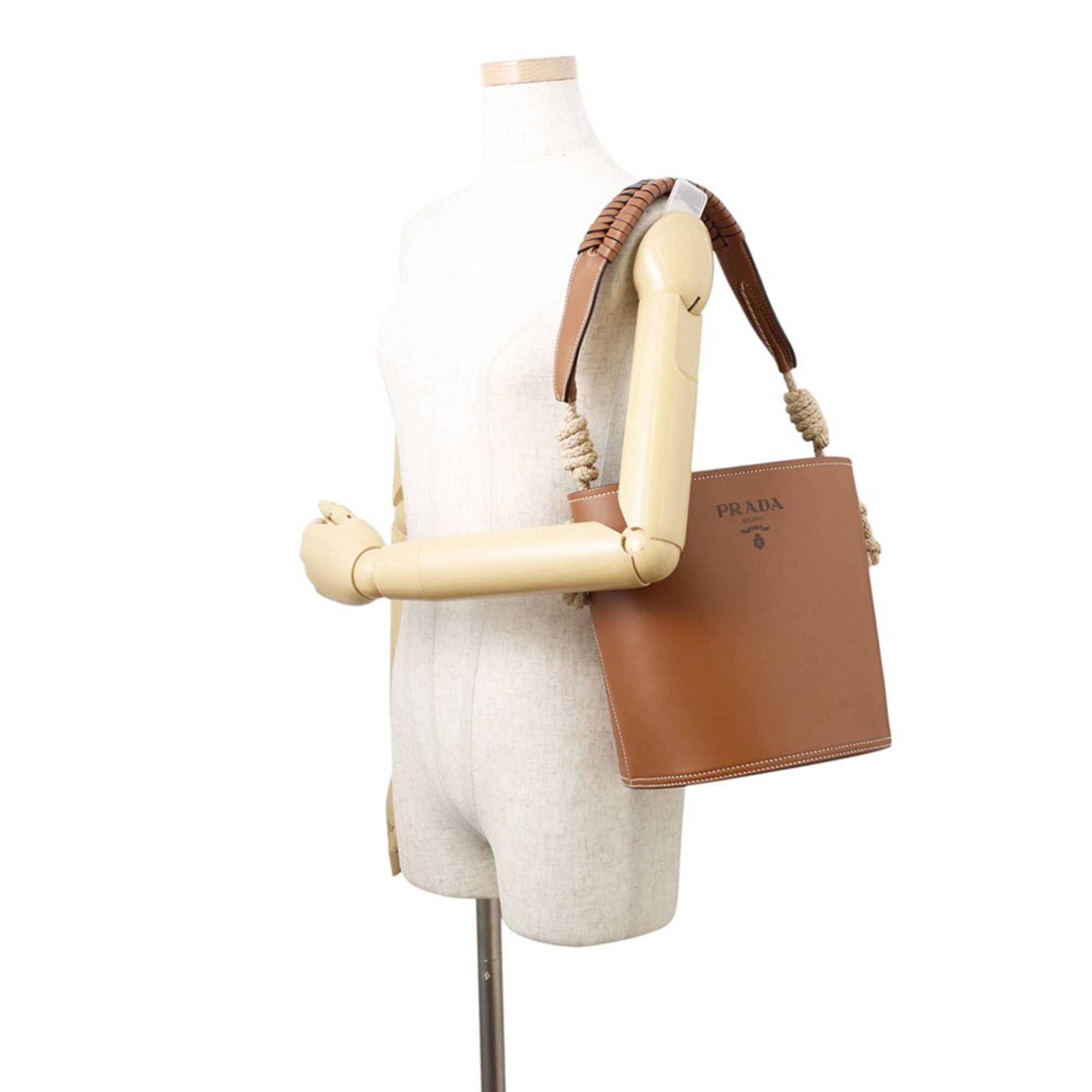 Leather Handbag Shoulder Bag (Pre-Owned) - Prada - Modalova