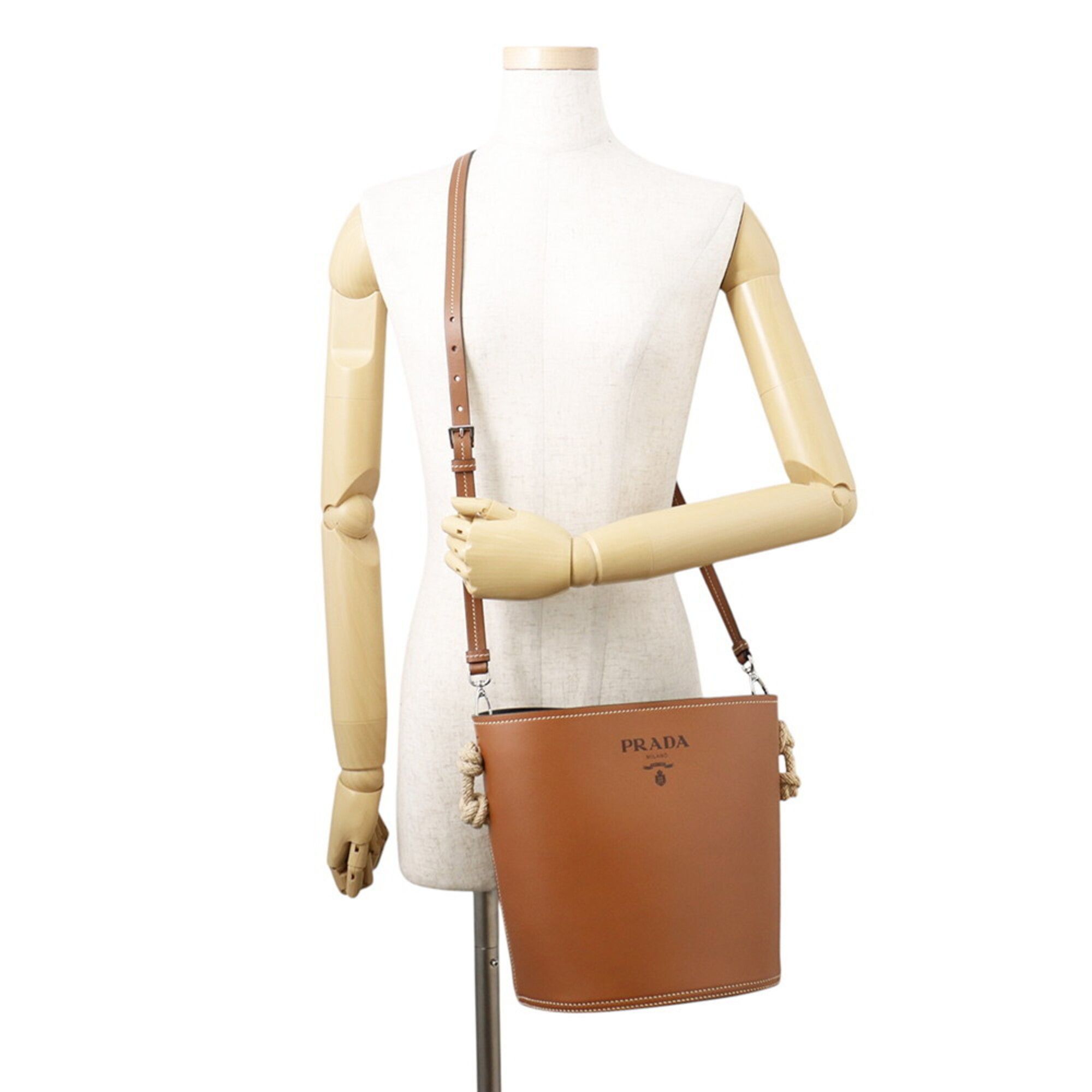 Leather Handbag Shoulder Bag (Pre-Owned) - Prada - Modalova