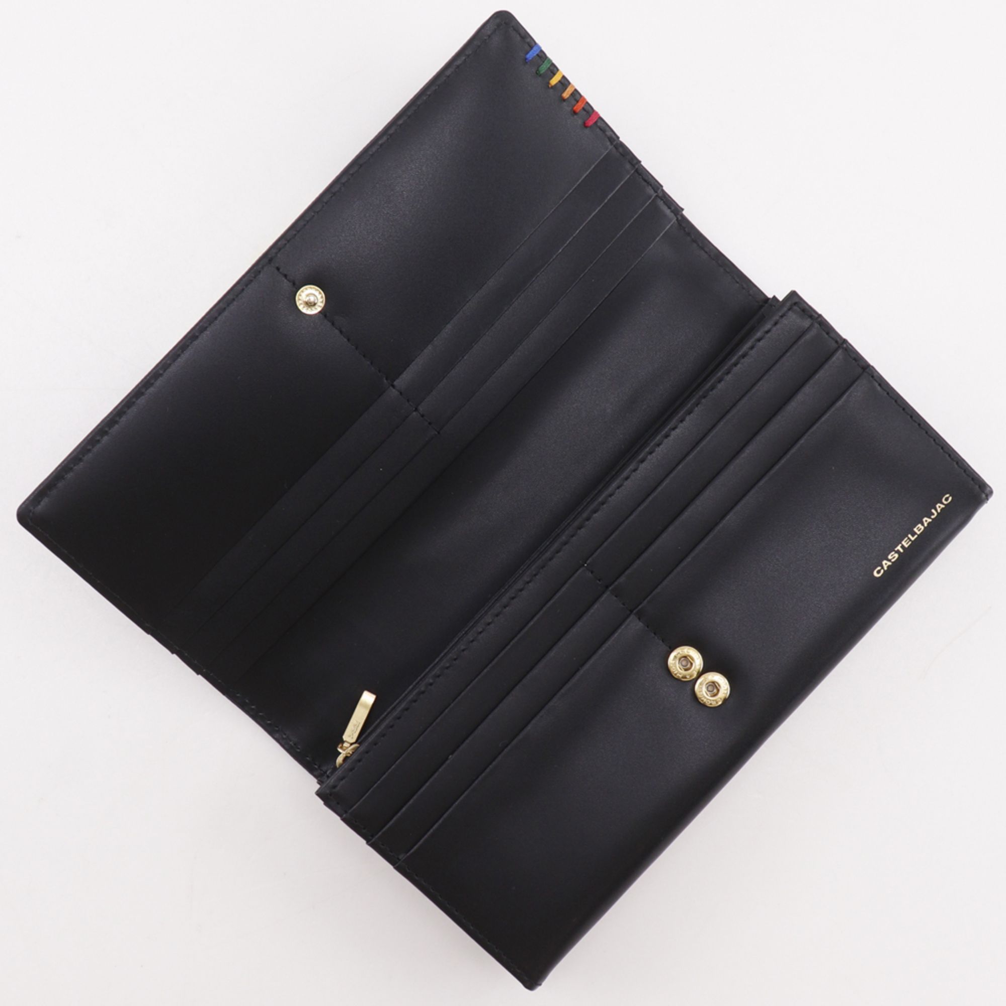 Leather Long Wallet (Bi-Fold) (Pre-Owned) - Castelbajac - Modalova