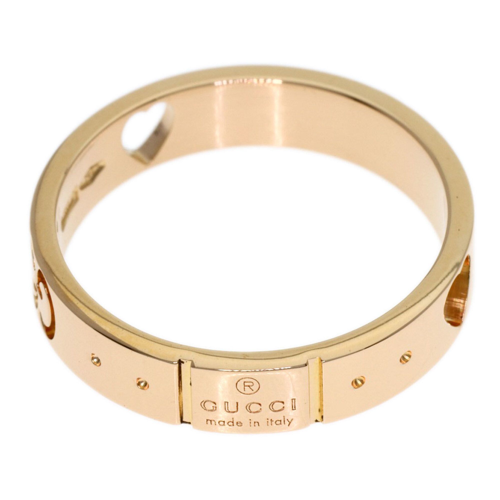 Icon Pink Gold (18K) Band Ring (Pre-Owned) - Gucci - Modalova