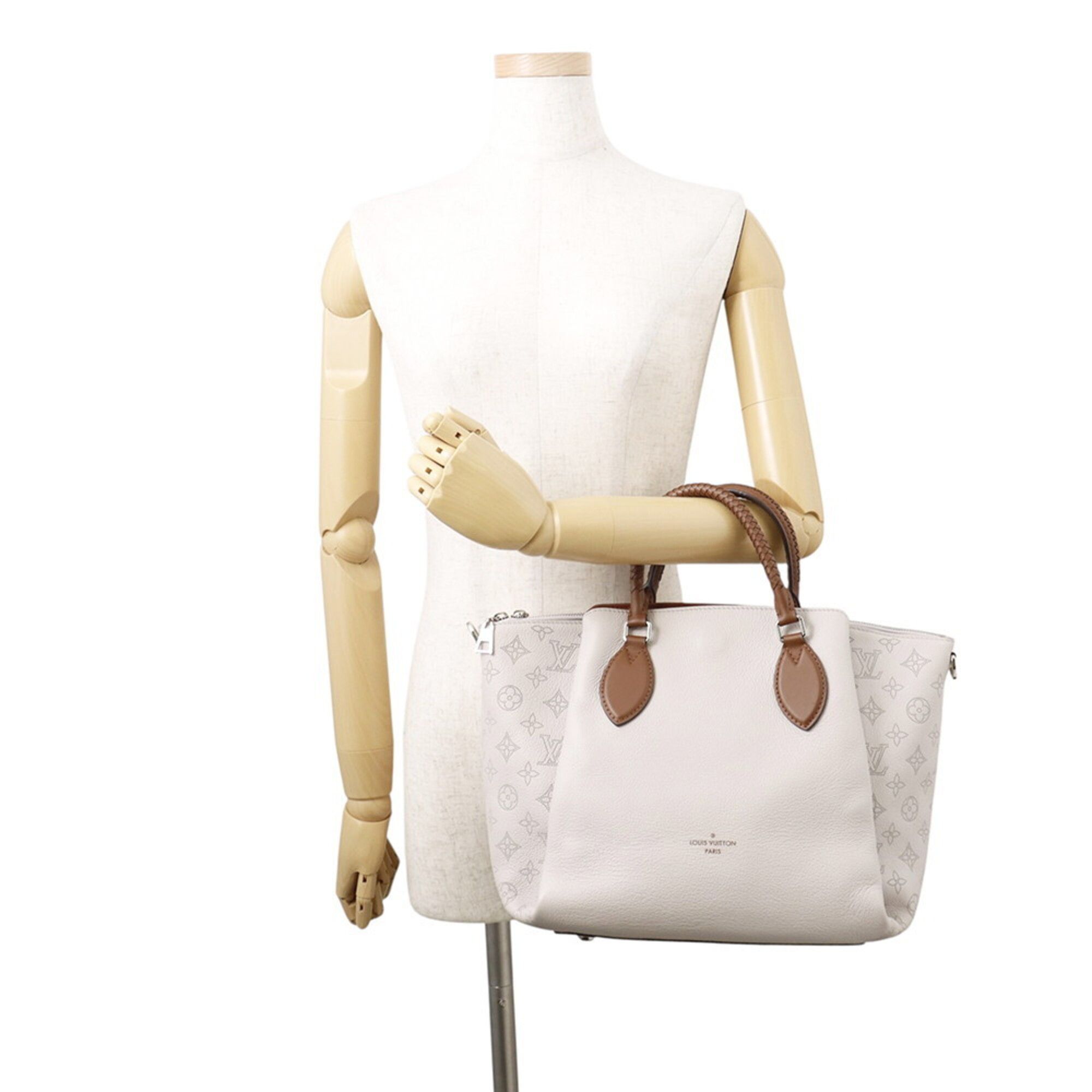 Monogram Mahina Leather Handbag Shoulder Bag (Pre-Owned) - Louis Vuitton - Modalova
