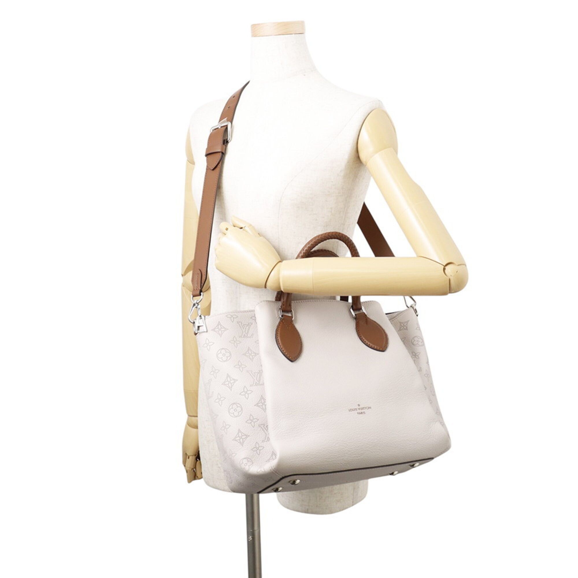 Monogram Mahina Leather Handbag Shoulder Bag (Pre-Owned) - Louis Vuitton - Modalova