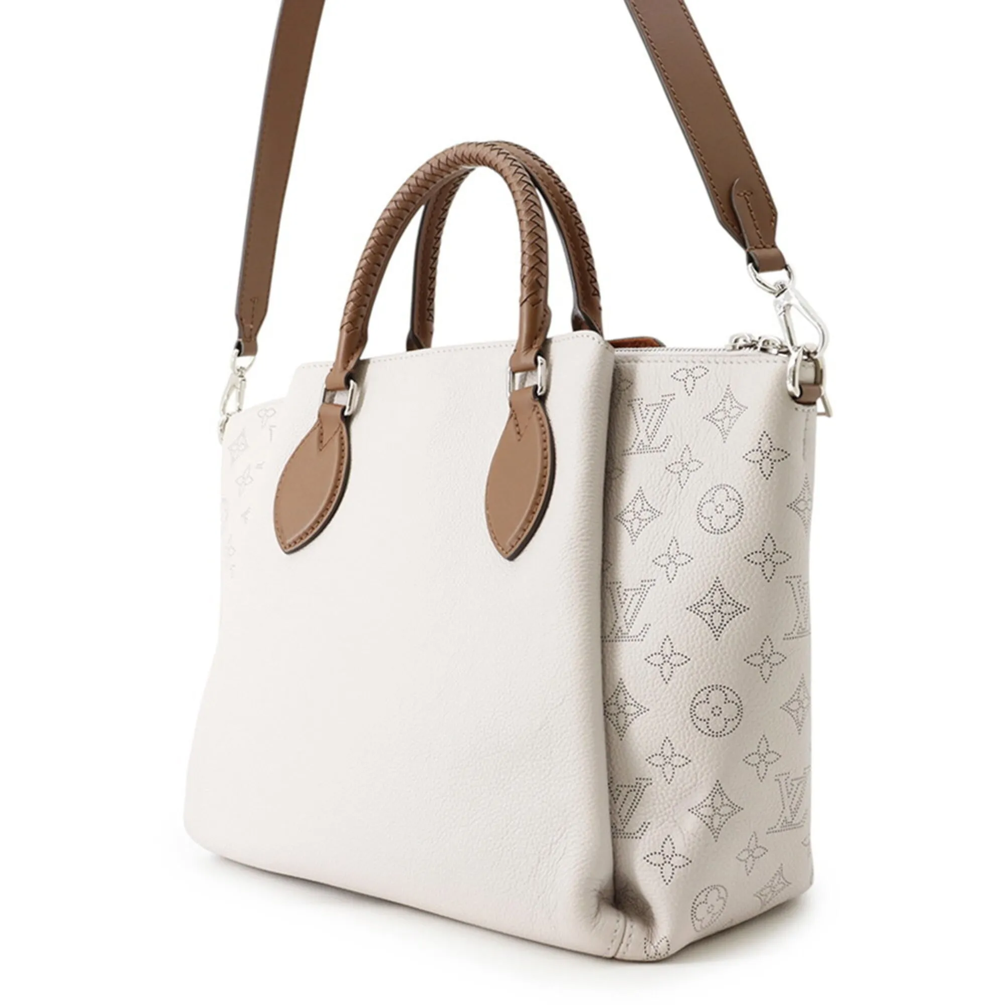 Monogram Mahina Leather Handbag Shoulder Bag (Pre-Owned) - Louis Vuitton - Modalova