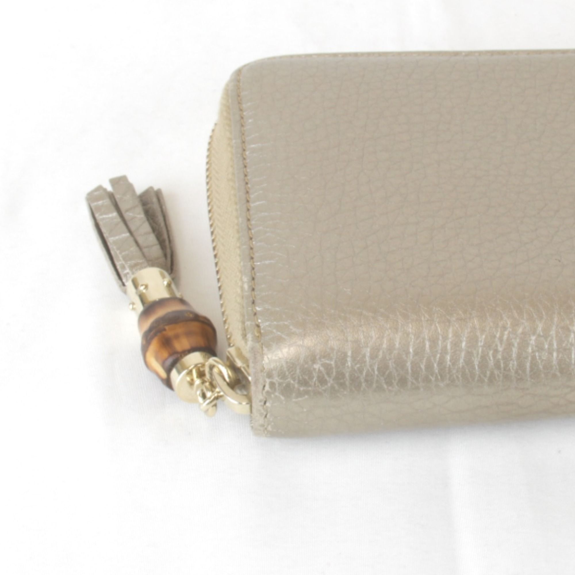 Leather Long Wallet (Bi-Fold) (Pre-Owned) - Gucci - Modalova