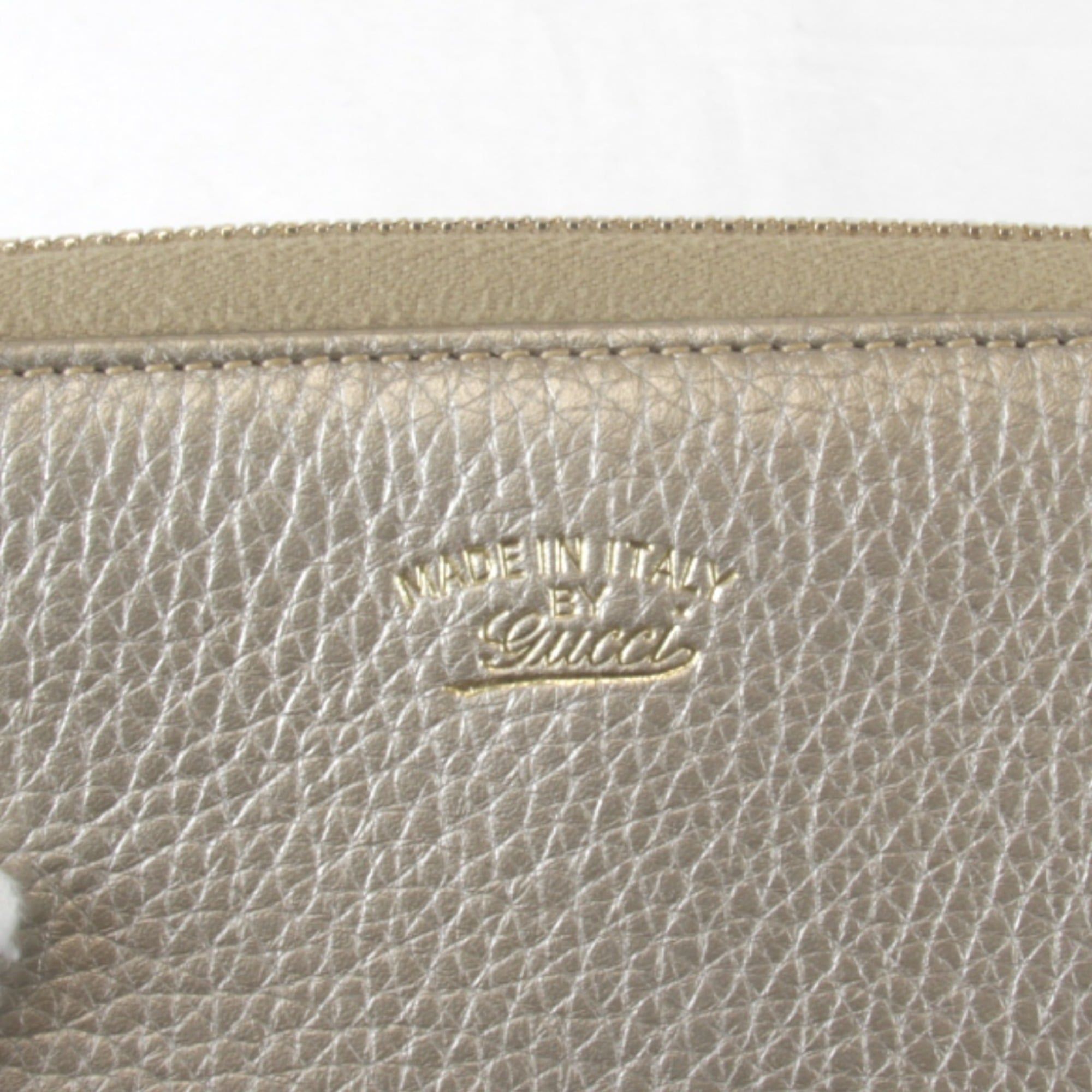 Leather Long Wallet (Bi-Fold) (Pre-Owned) - Gucci - Modalova