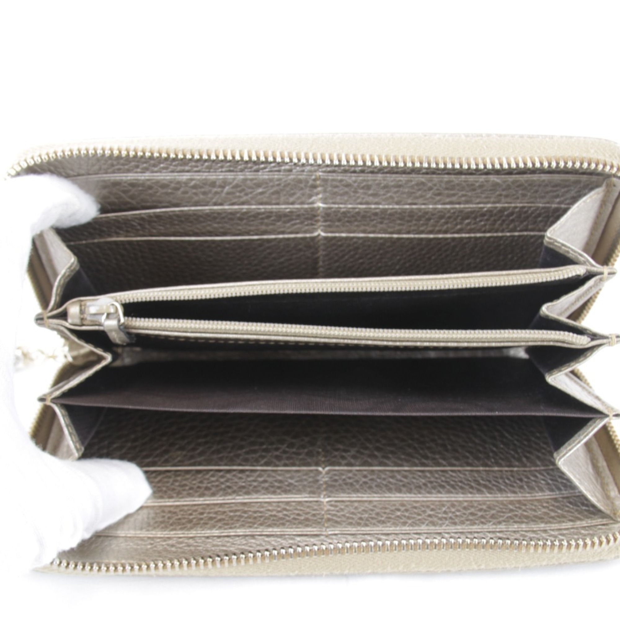 Leather Long Wallet (Bi-Fold) (Pre-Owned) - Gucci - Modalova