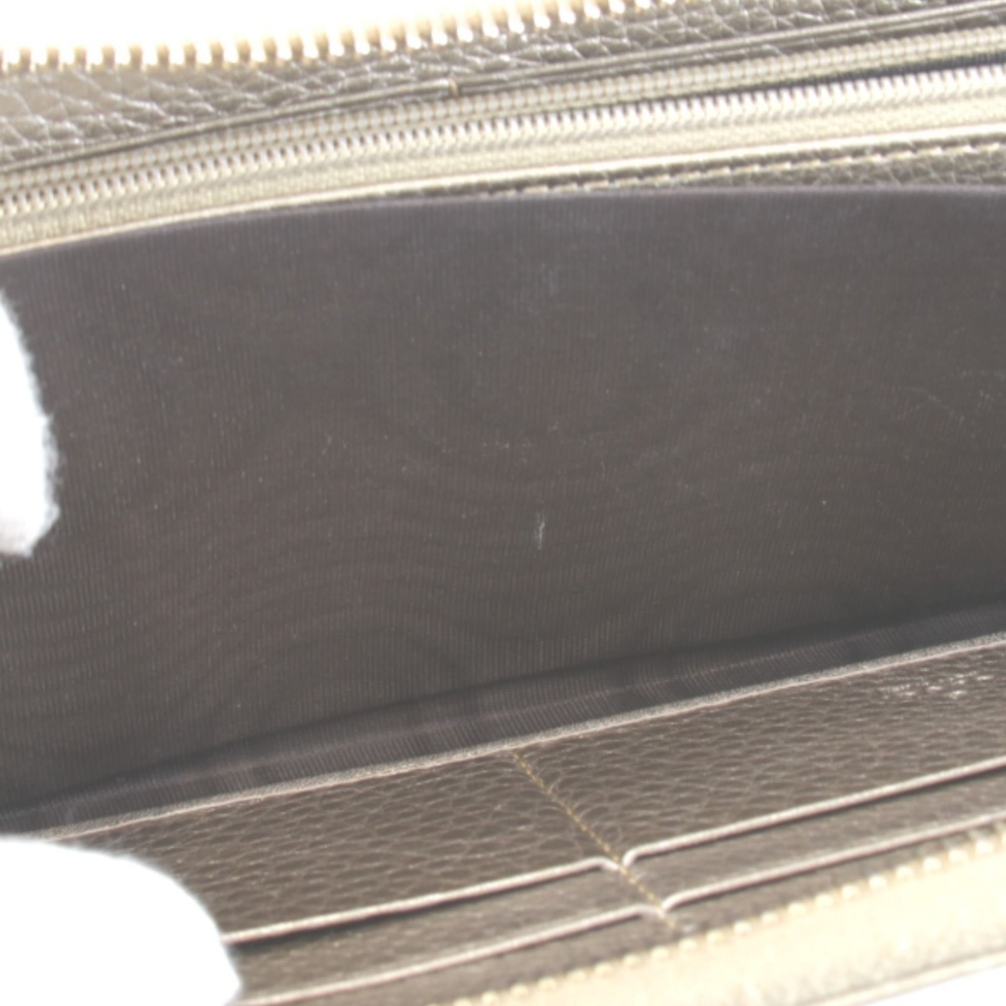 Leather Long Wallet (Bi-Fold) (Pre-Owned) - Gucci - Modalova