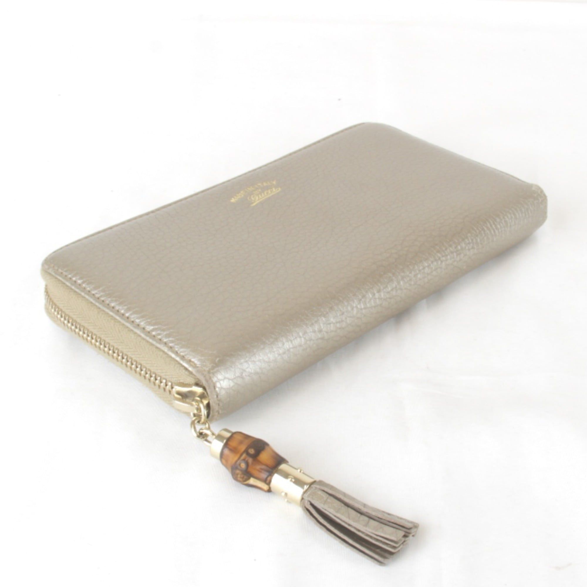 Leather Long Wallet (Bi-Fold) (Pre-Owned) - Gucci - Modalova