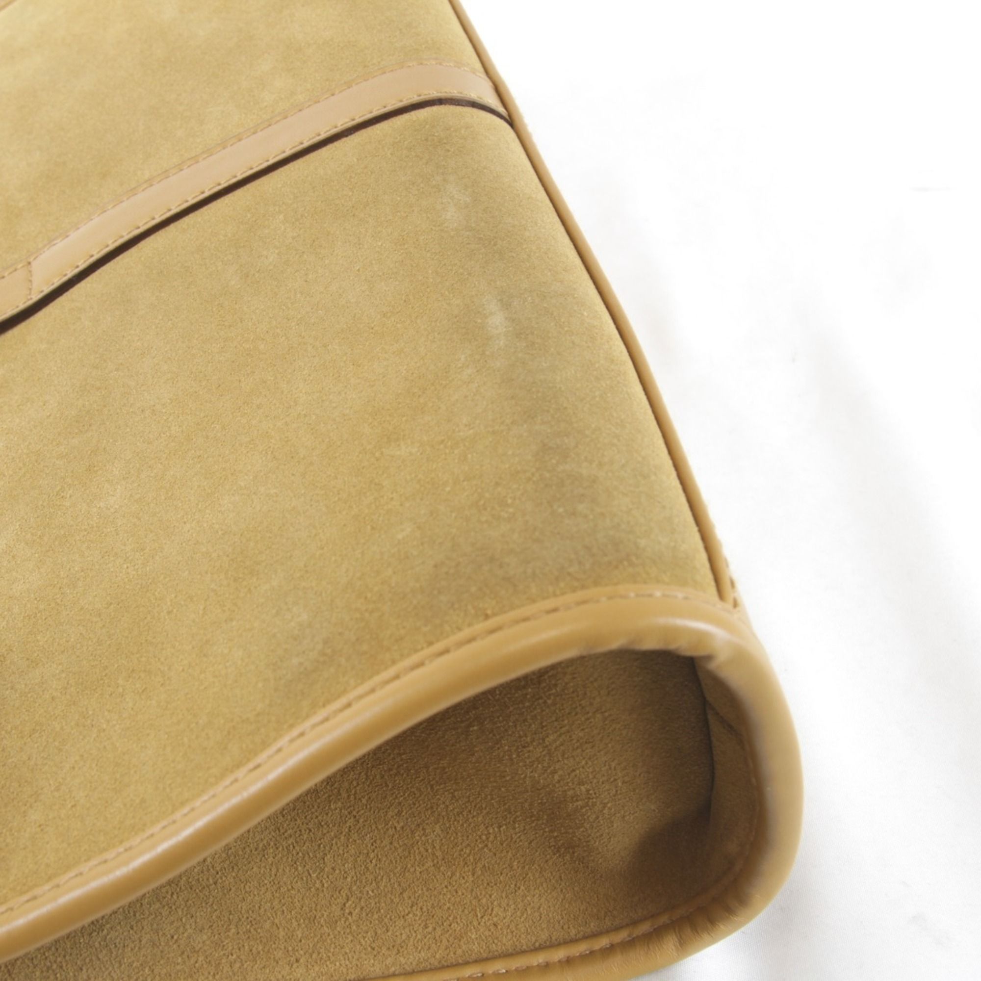 Suede Leather Handbag (Pre-Owned) - Gucci - Modalova