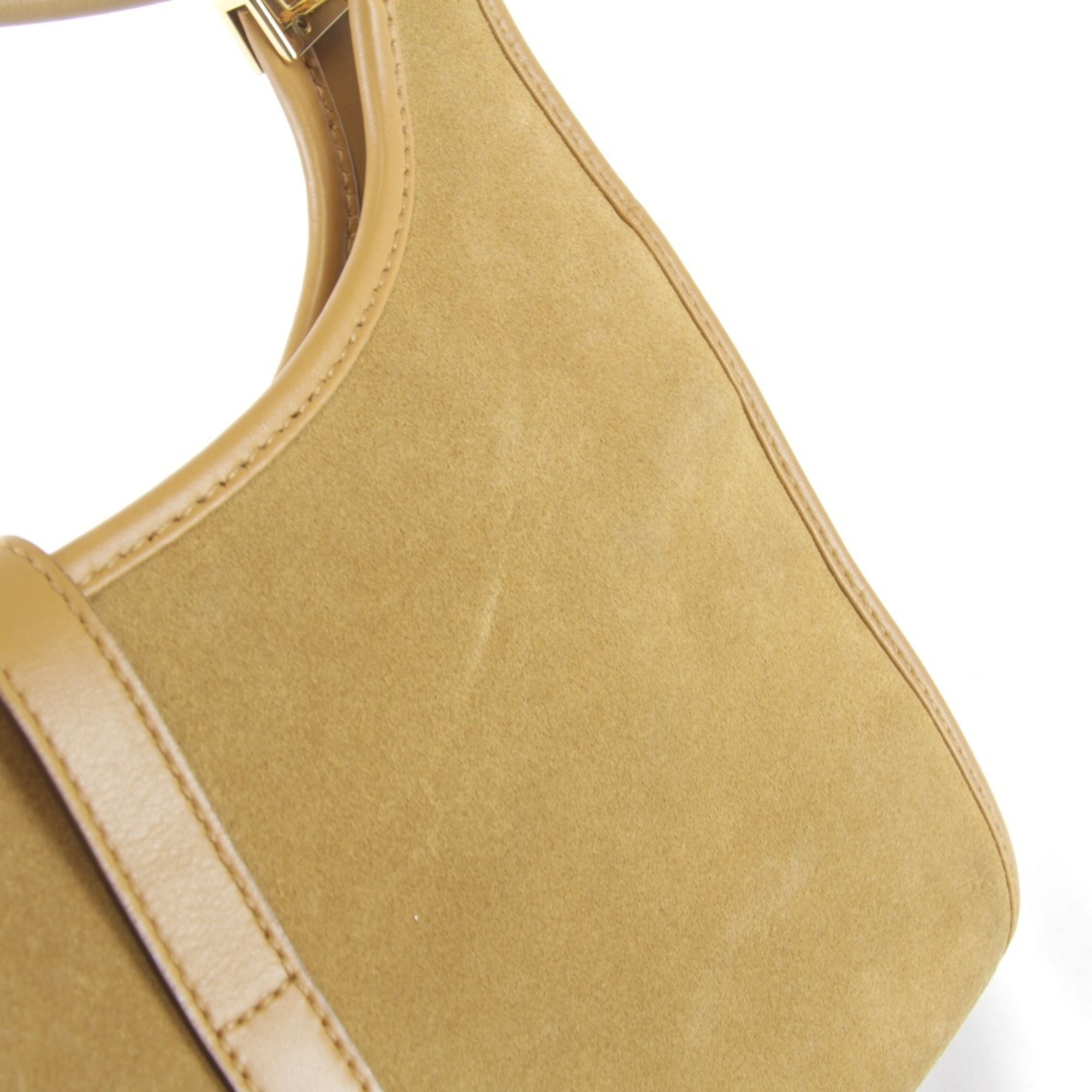 Suede Leather Handbag (Pre-Owned) - Gucci - Modalova