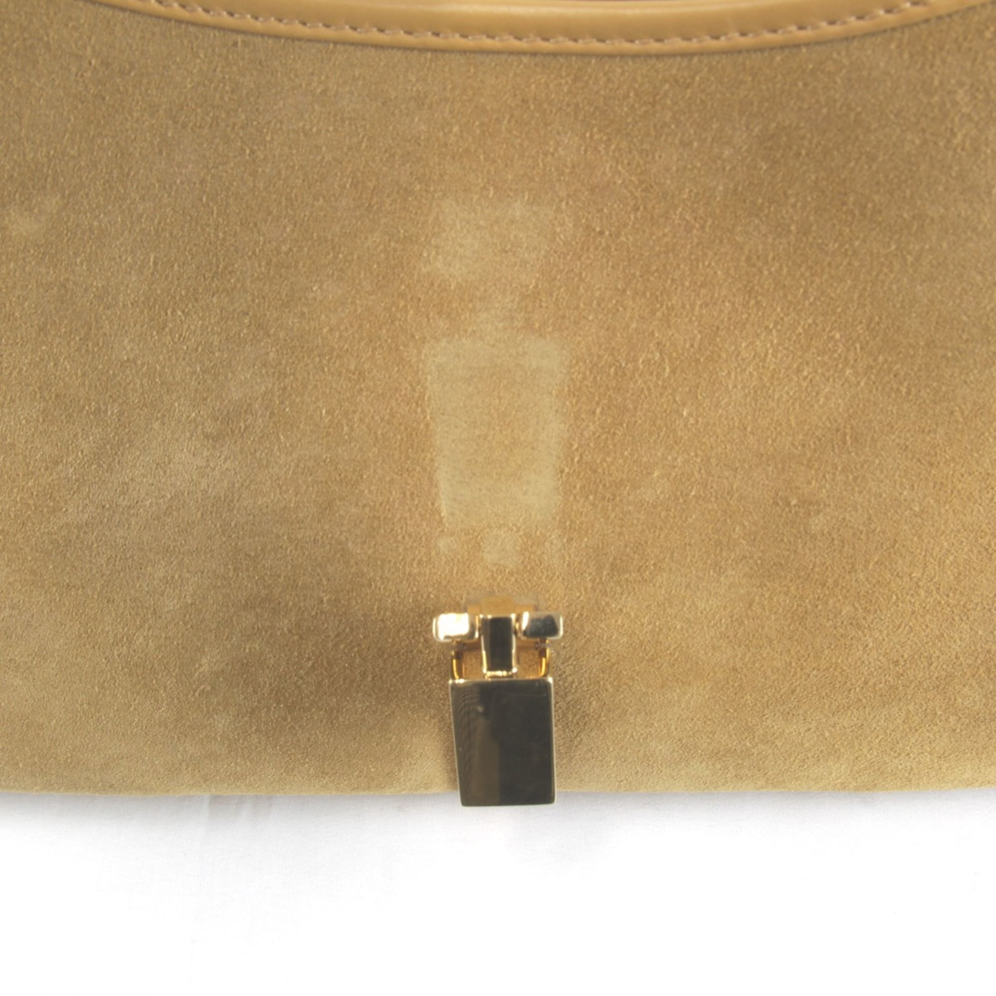 Suede Leather Handbag (Pre-Owned) - Gucci - Modalova