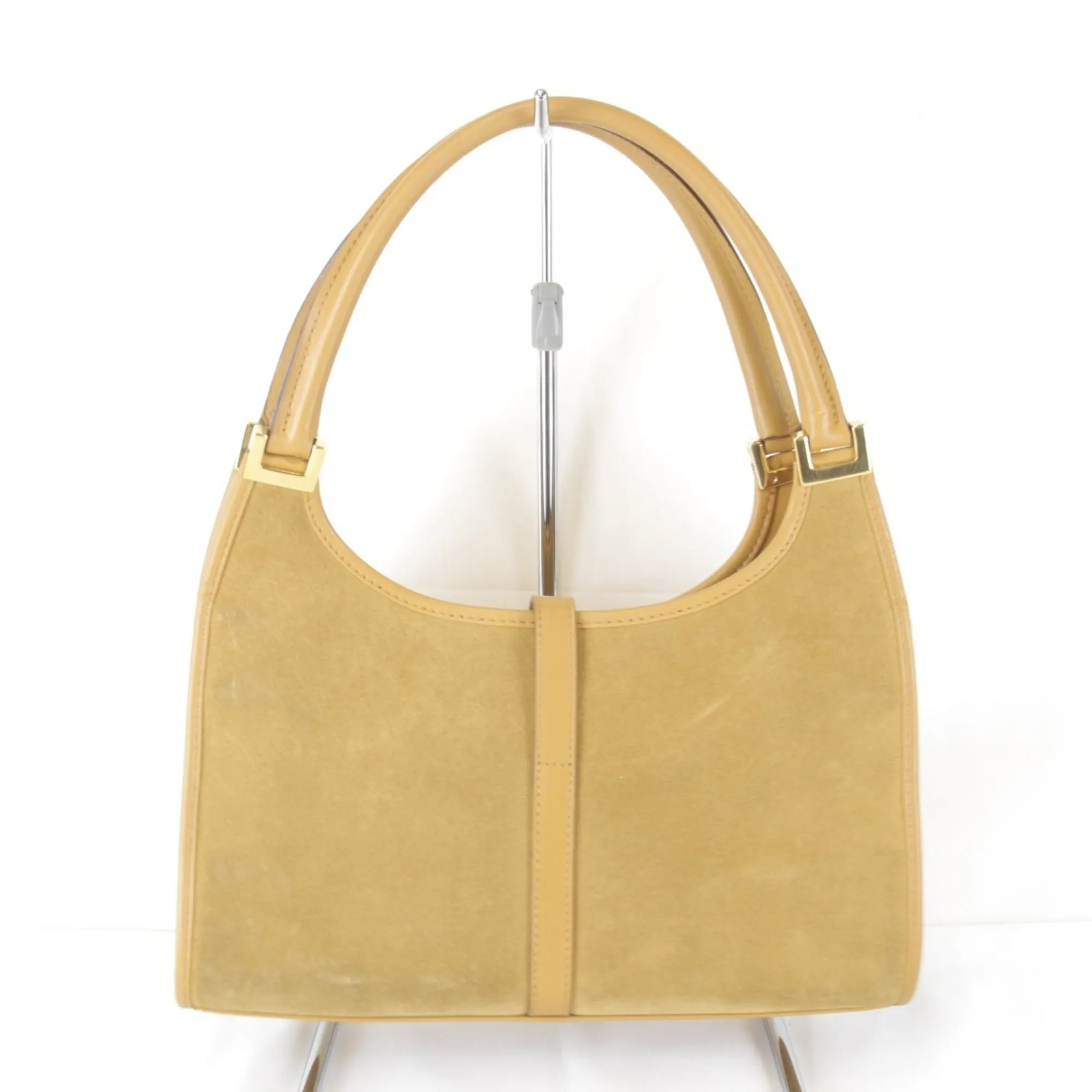 Suede Leather Handbag (Pre-Owned) - Gucci - Modalova