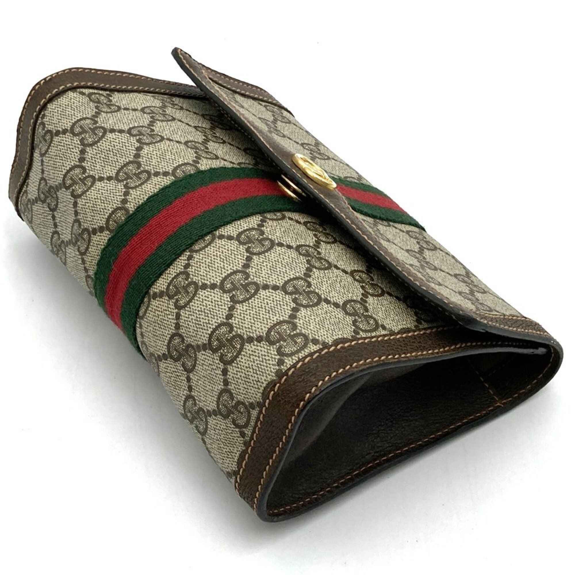 Gg Supreme Clutch Bag Pouch (Pre-Owned) - Gucci - Modalova