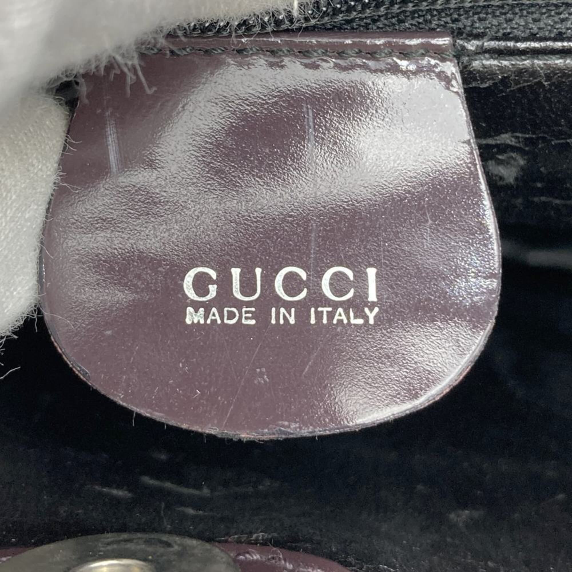 Patent Leather Shoulder Bag (Pre-Owned) - Gucci - Modalova