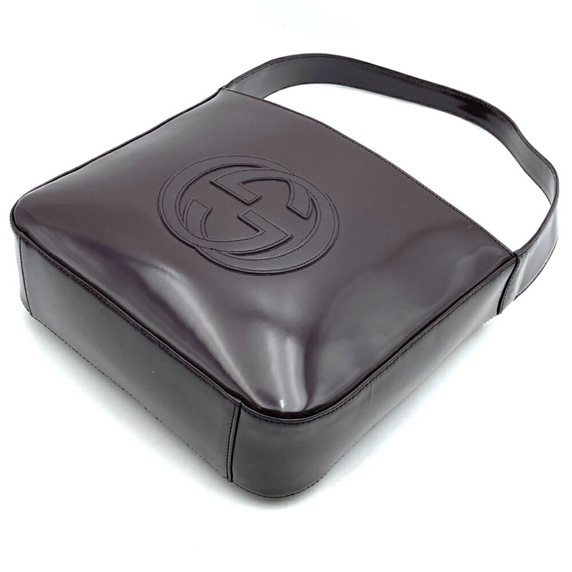 Patent Leather Shoulder Bag (Pre-Owned) - Gucci - Modalova