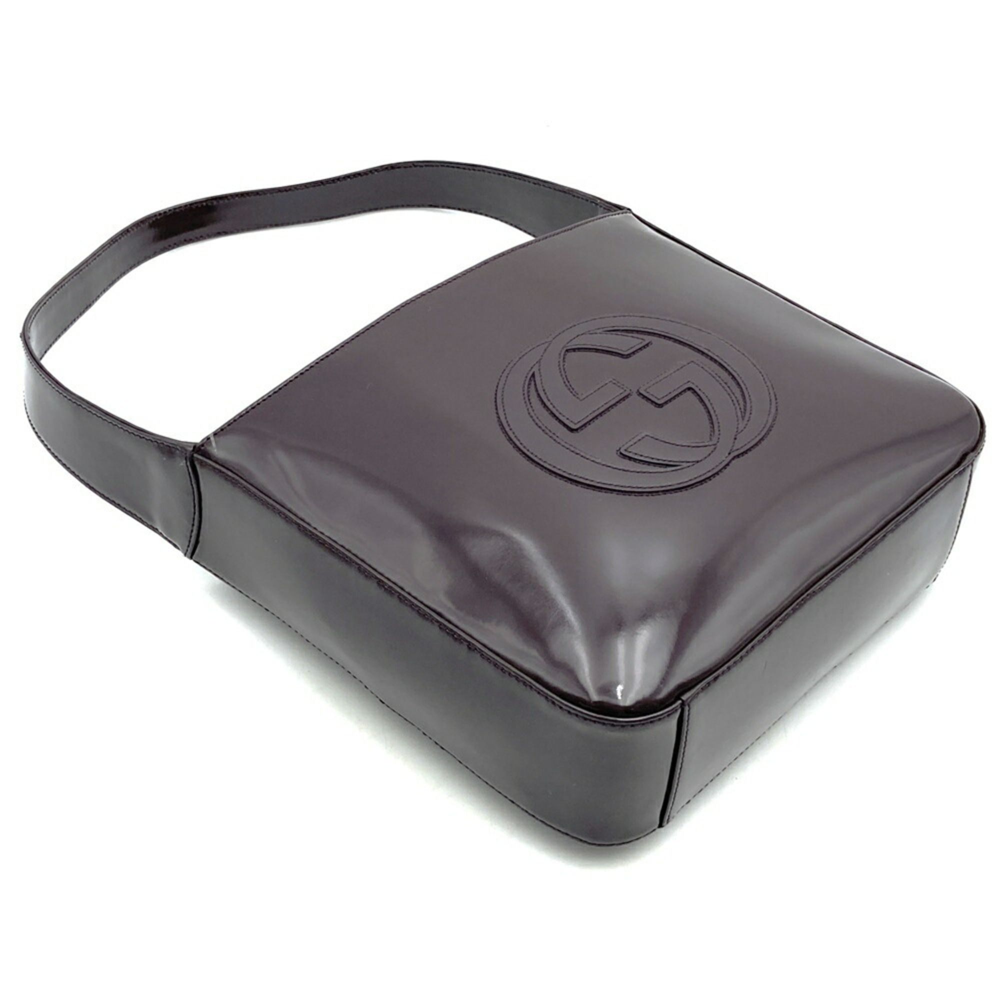 Patent Leather Shoulder Bag (Pre-Owned) - Gucci - Modalova