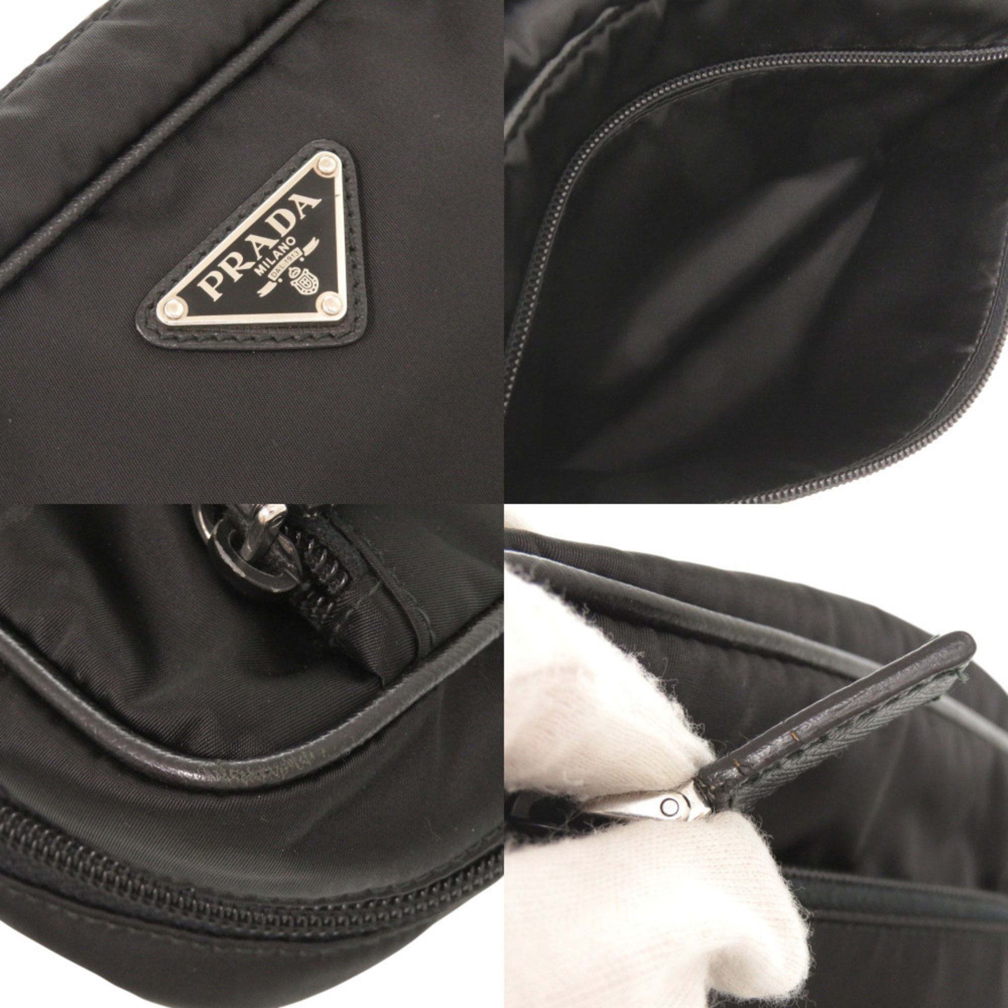 Prada Black Nylon Pouch (Pre-Owned) - Prada - Modalova