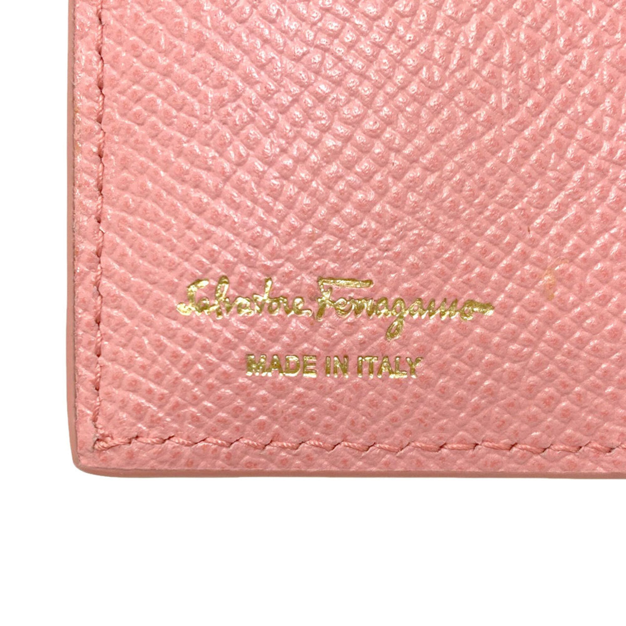 Gancini Leather Wallet (Bi-Fold) (Pre-Owned) - Salvatore Ferragamo - Modalova