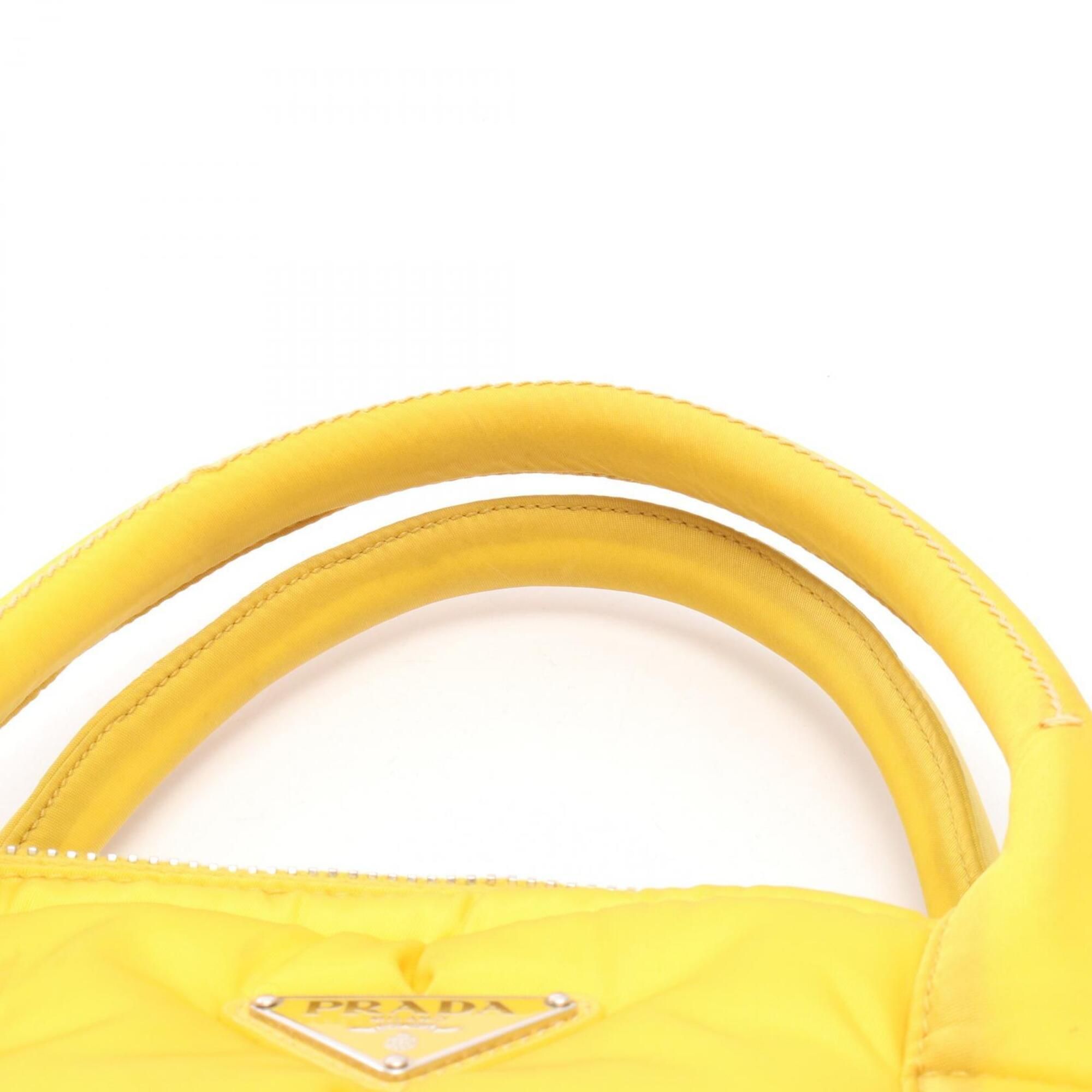 Nylon Leather Handbag (Pre-Owned) - Prada - Modalova