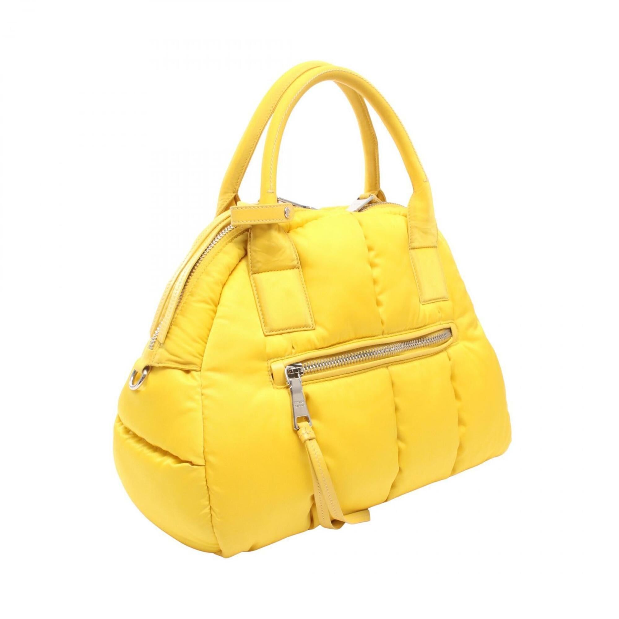Nylon Leather Handbag (Pre-Owned) - Prada - Modalova