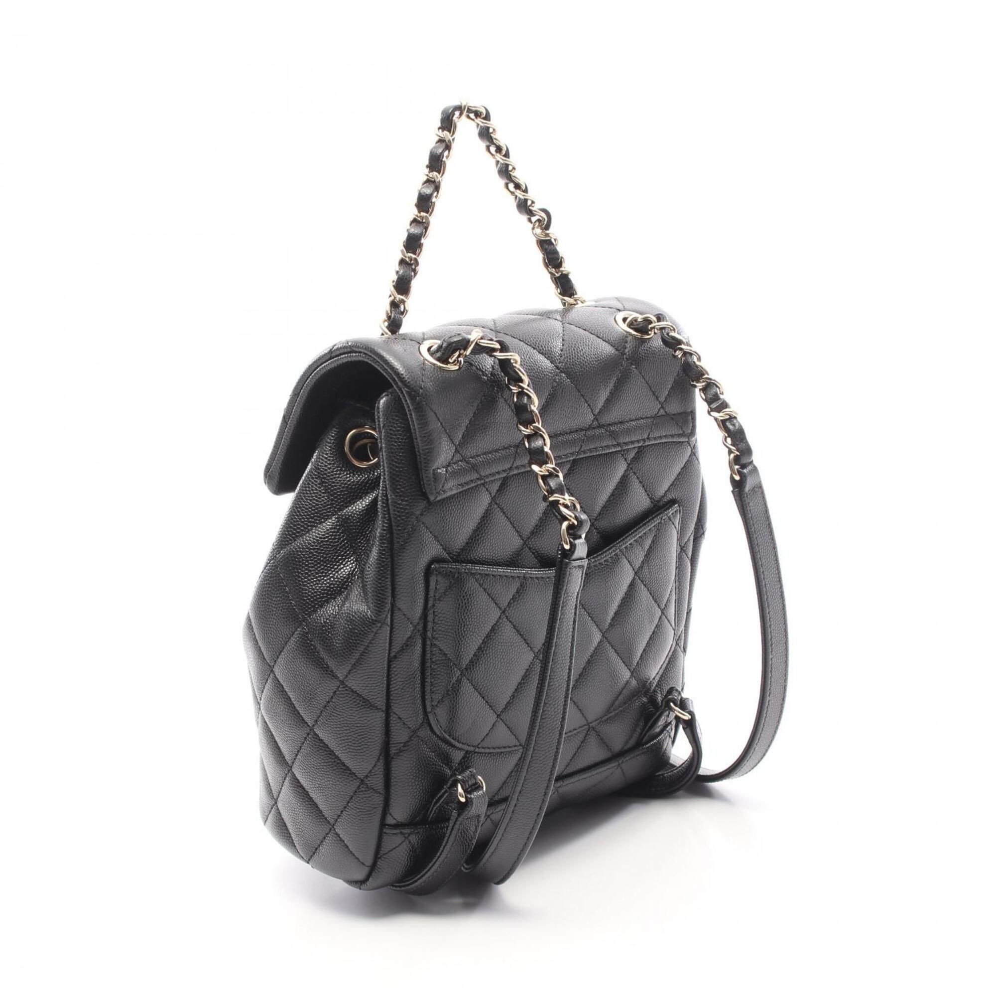 Grained Calfskin Backpack Handbag (Pre-Owned) - Chanel - Modalova